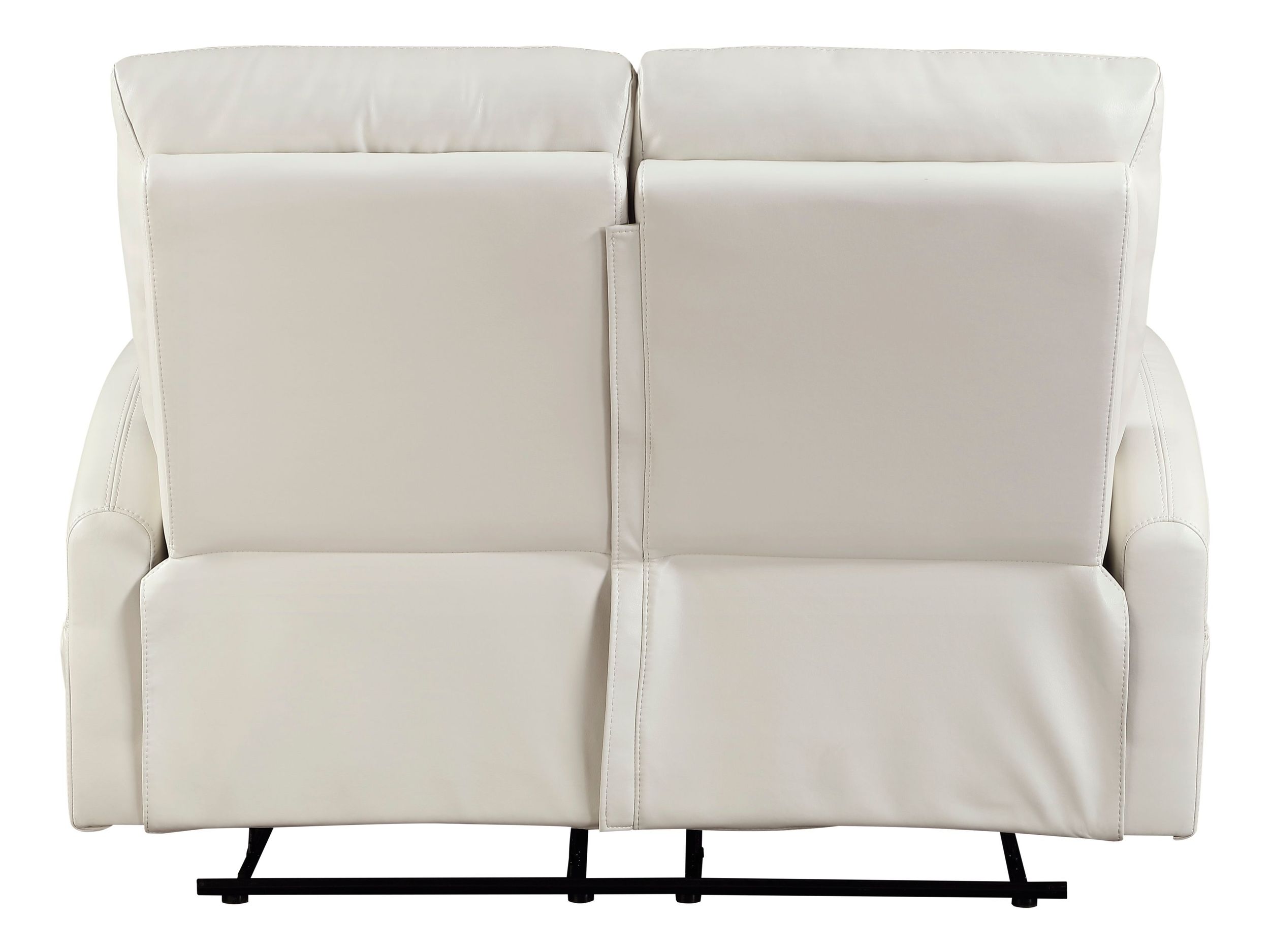 Heisley Faux Leather Double Reclining Loveseat