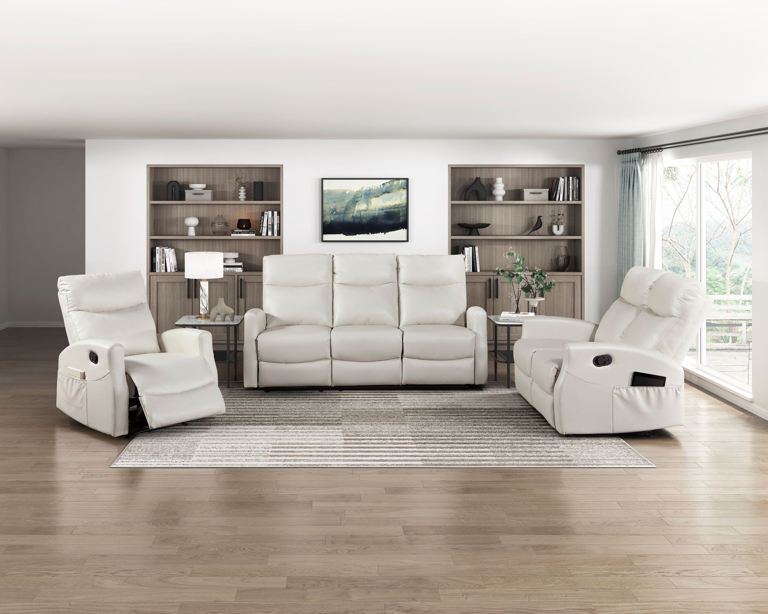 Heisley Faux Leather Reclining Chair