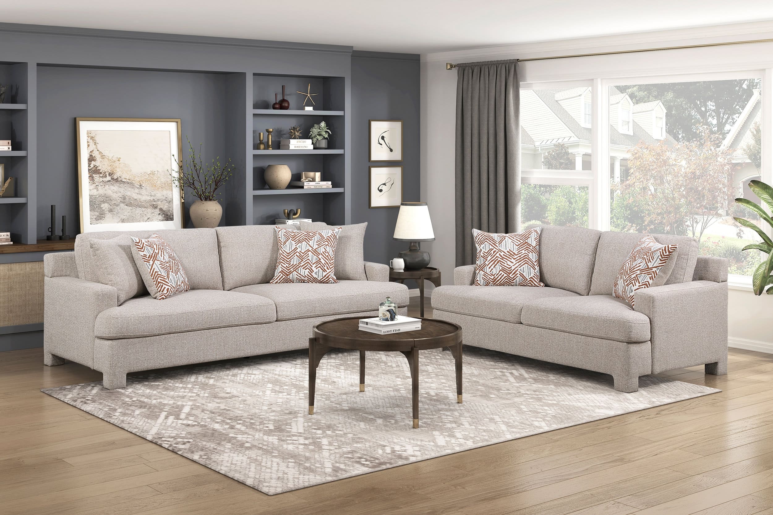 8358 Fabric Sofa