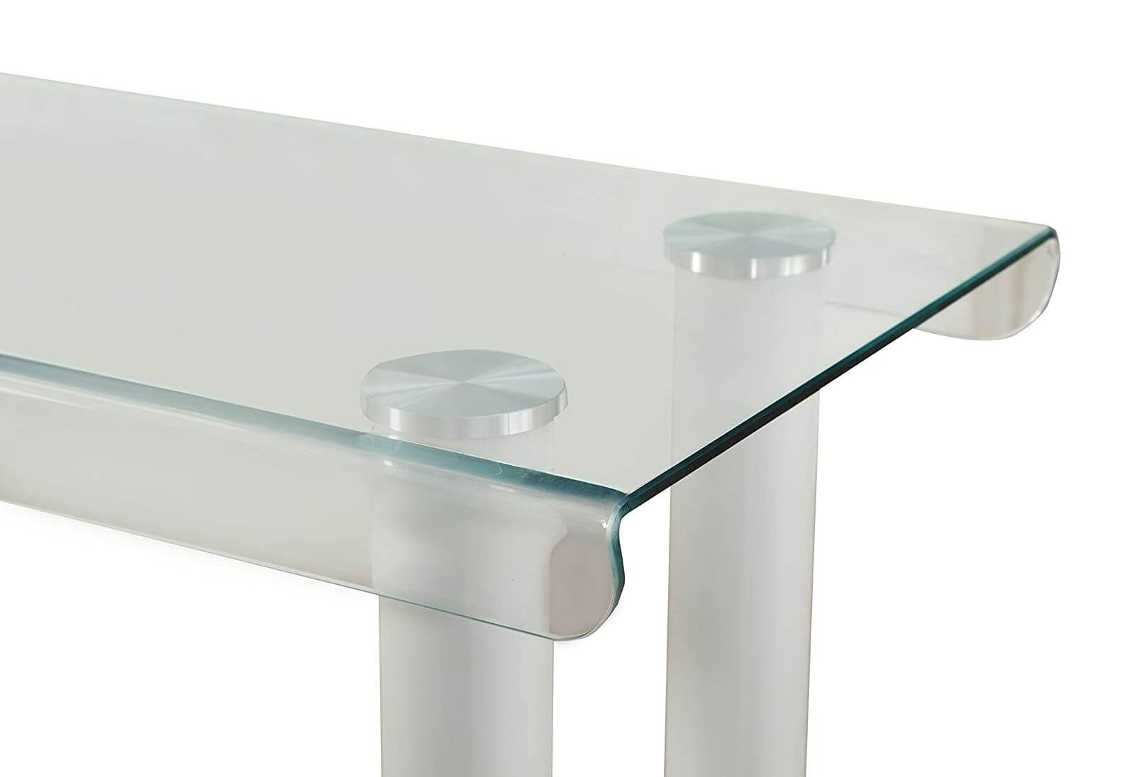 Gordie Glass/Metal Rectangular Coffee Table