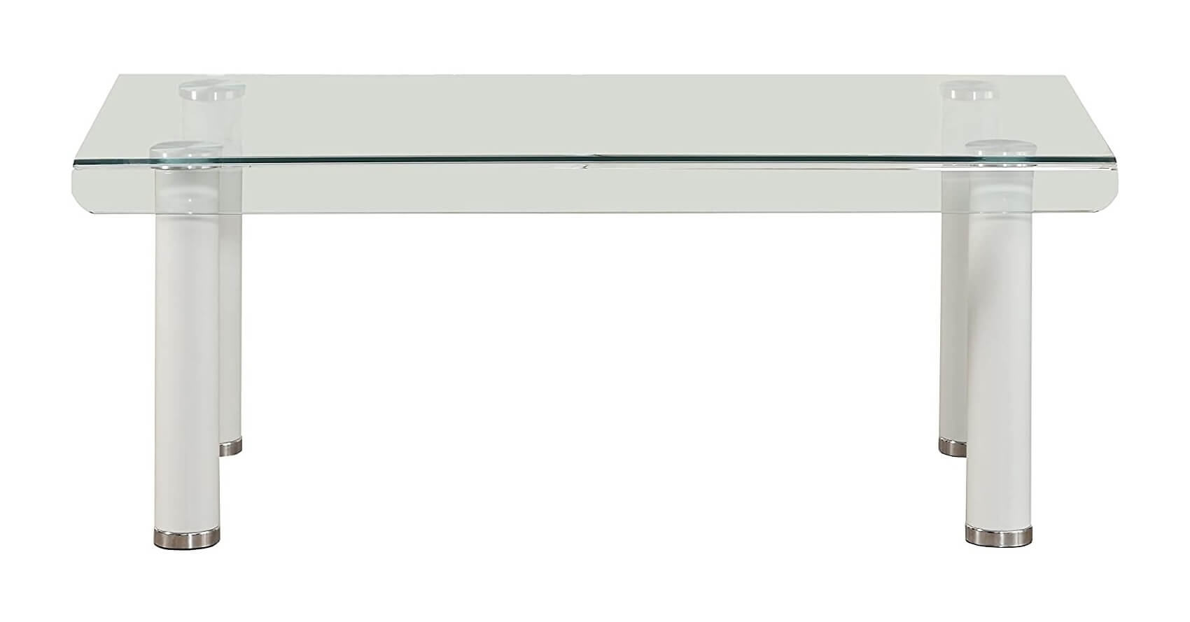 Gordie Glass/Metal Rectangular Coffee Table