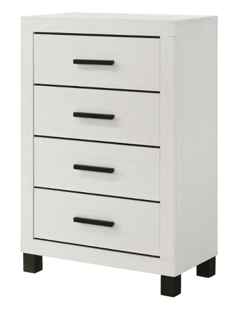 SM 8377a Wood Bedroom Set w/2 Lamps