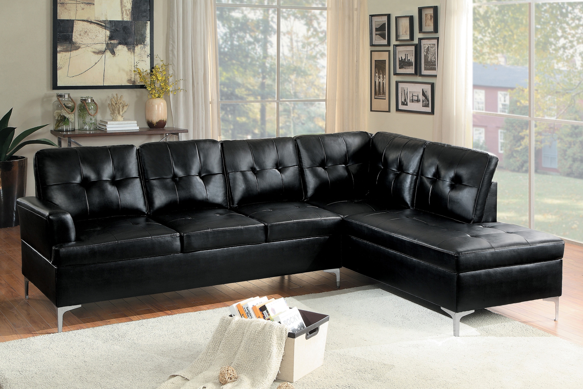 Barrington Bi-Cast Vinyl Sectional