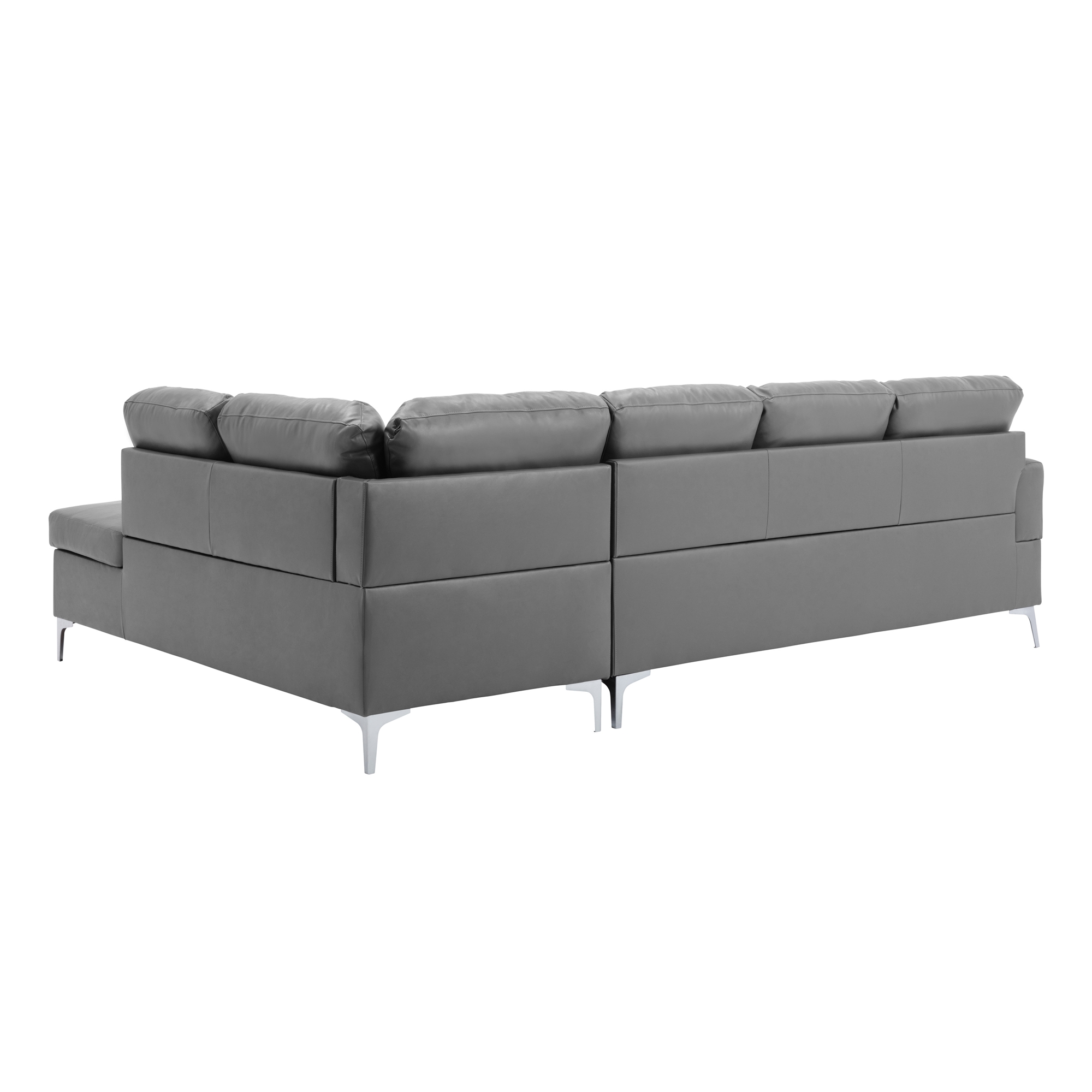 Barrington Leatherette/Bi-Cast Vinyl Sectional