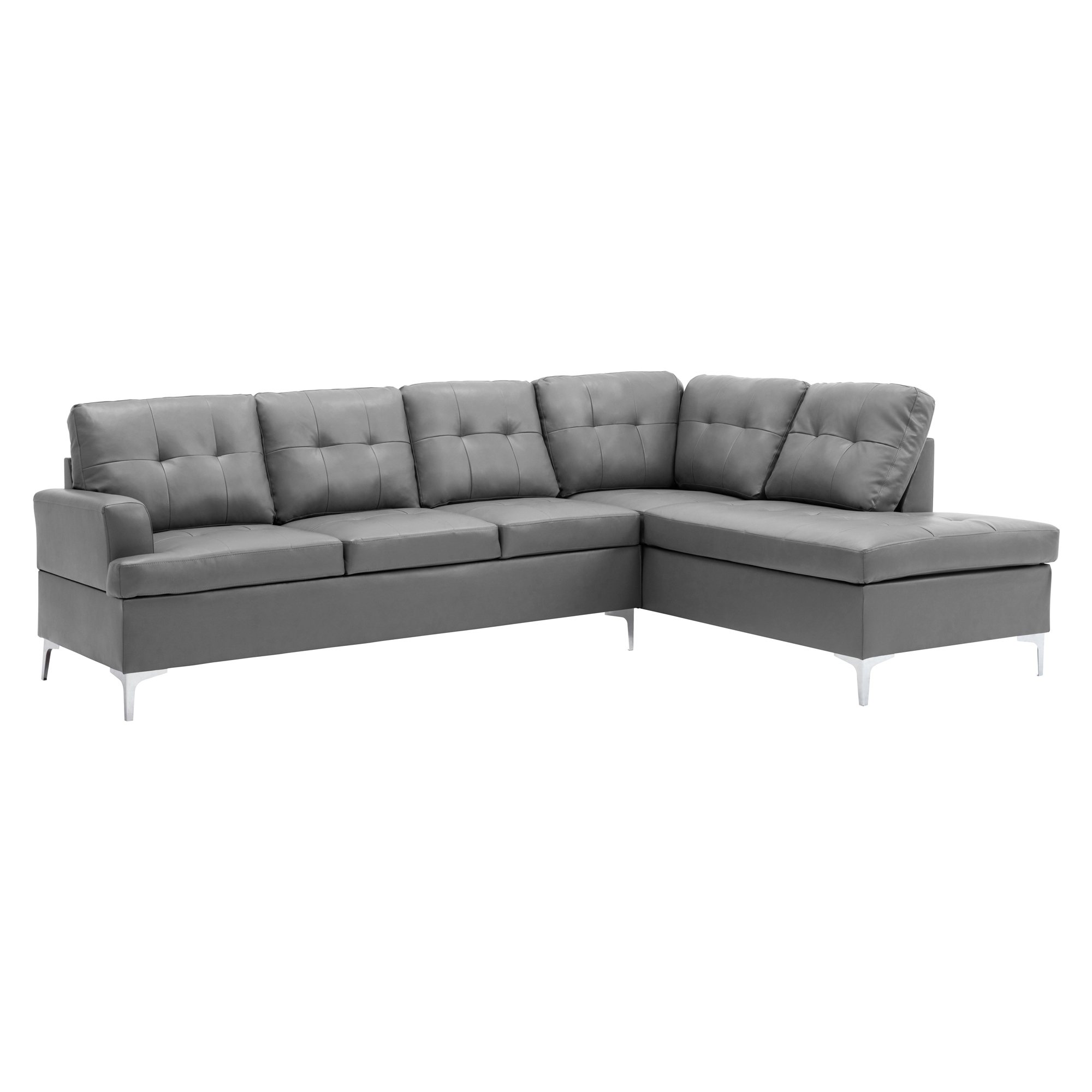 Barrington Leatherette/Bi-Cast Vinyl Sectional