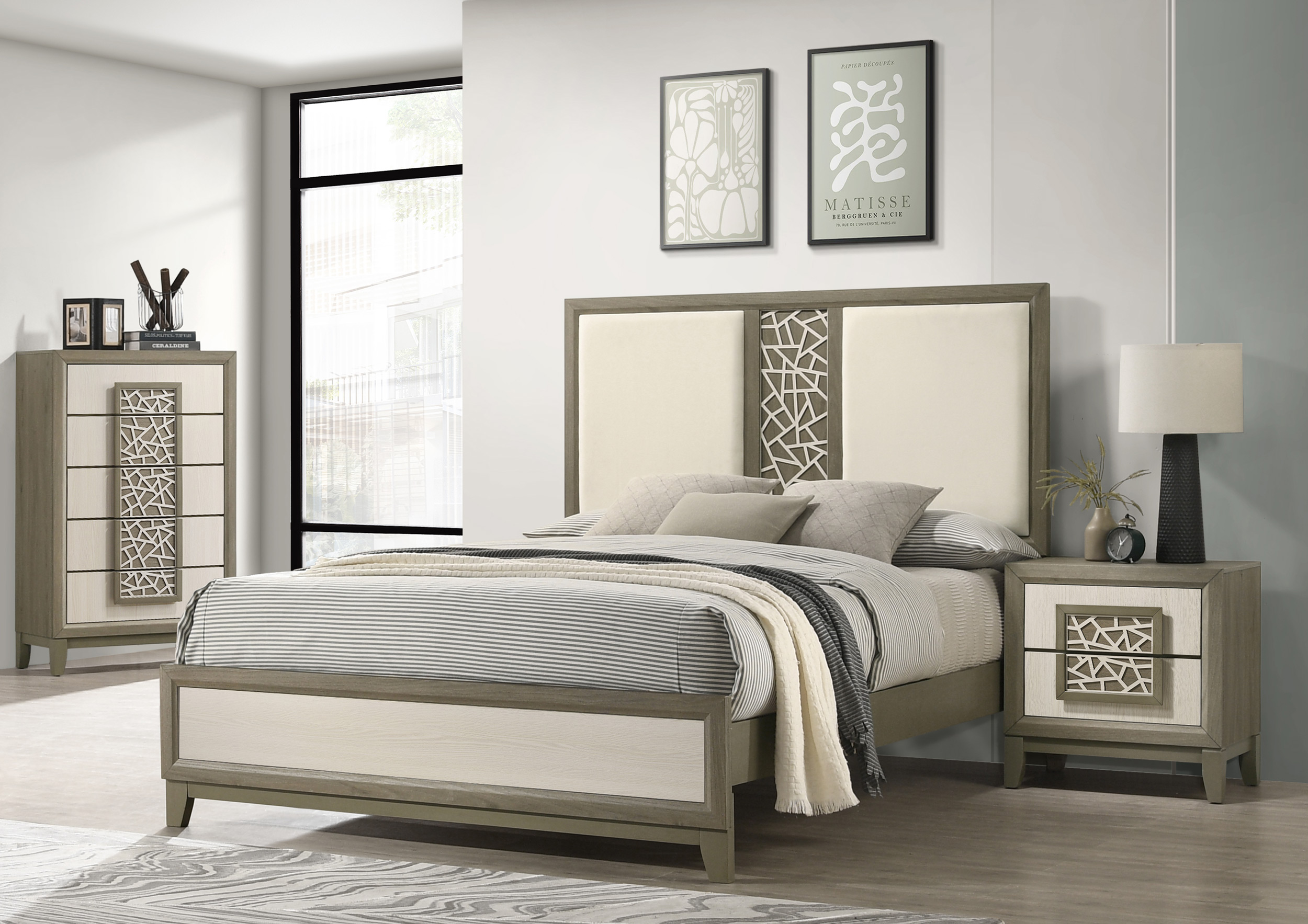 SM 8386 Wood Chest w/5 Drawers