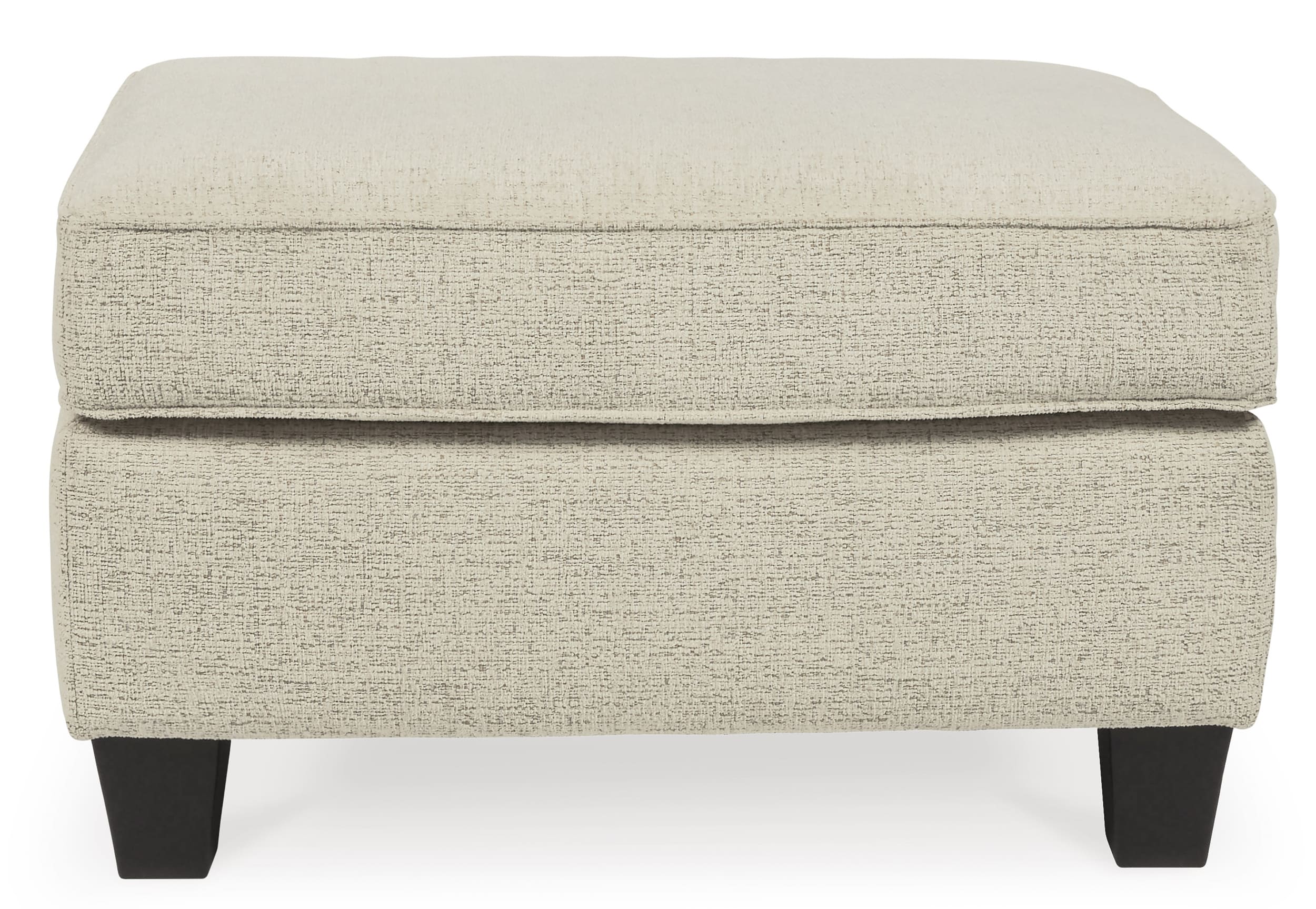 Abinger Polyester Natural Ottoman by Ashley