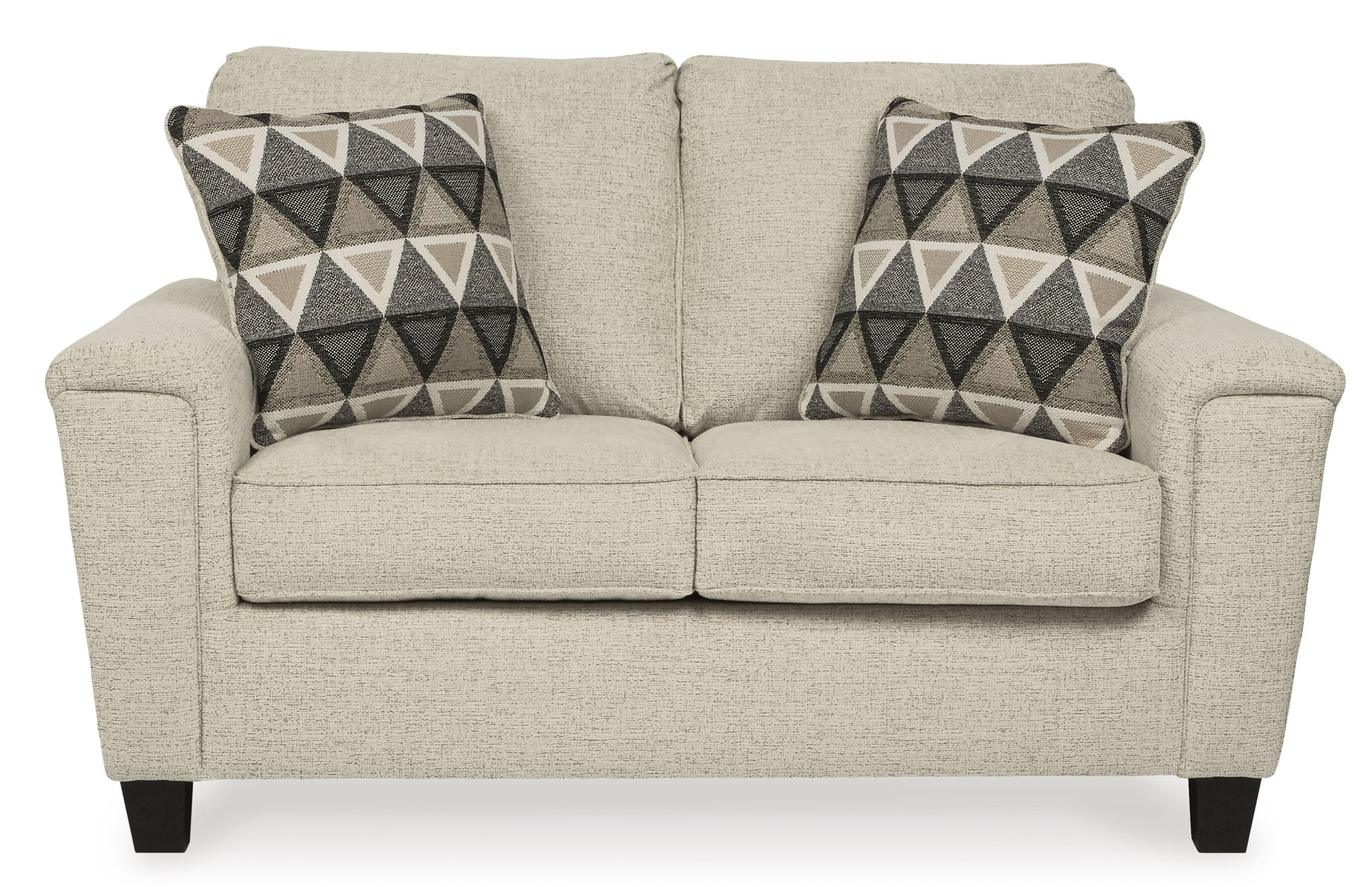 Abinger Polyester Natural Loveseat by Ashley
