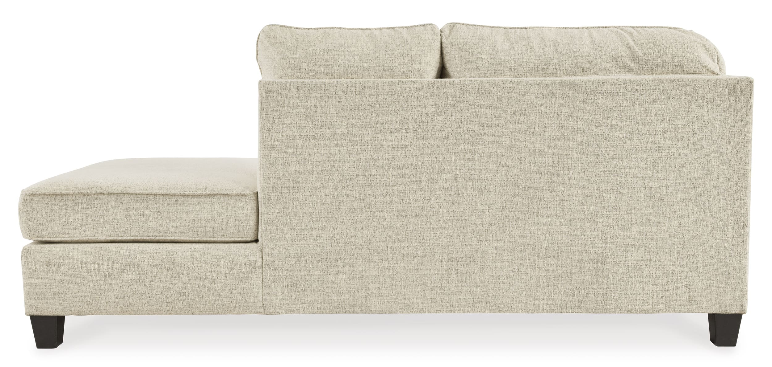 Abinger 2-Piece Polyester L-Shaped Sectional Sofa w/Right Arm Chaise Facing