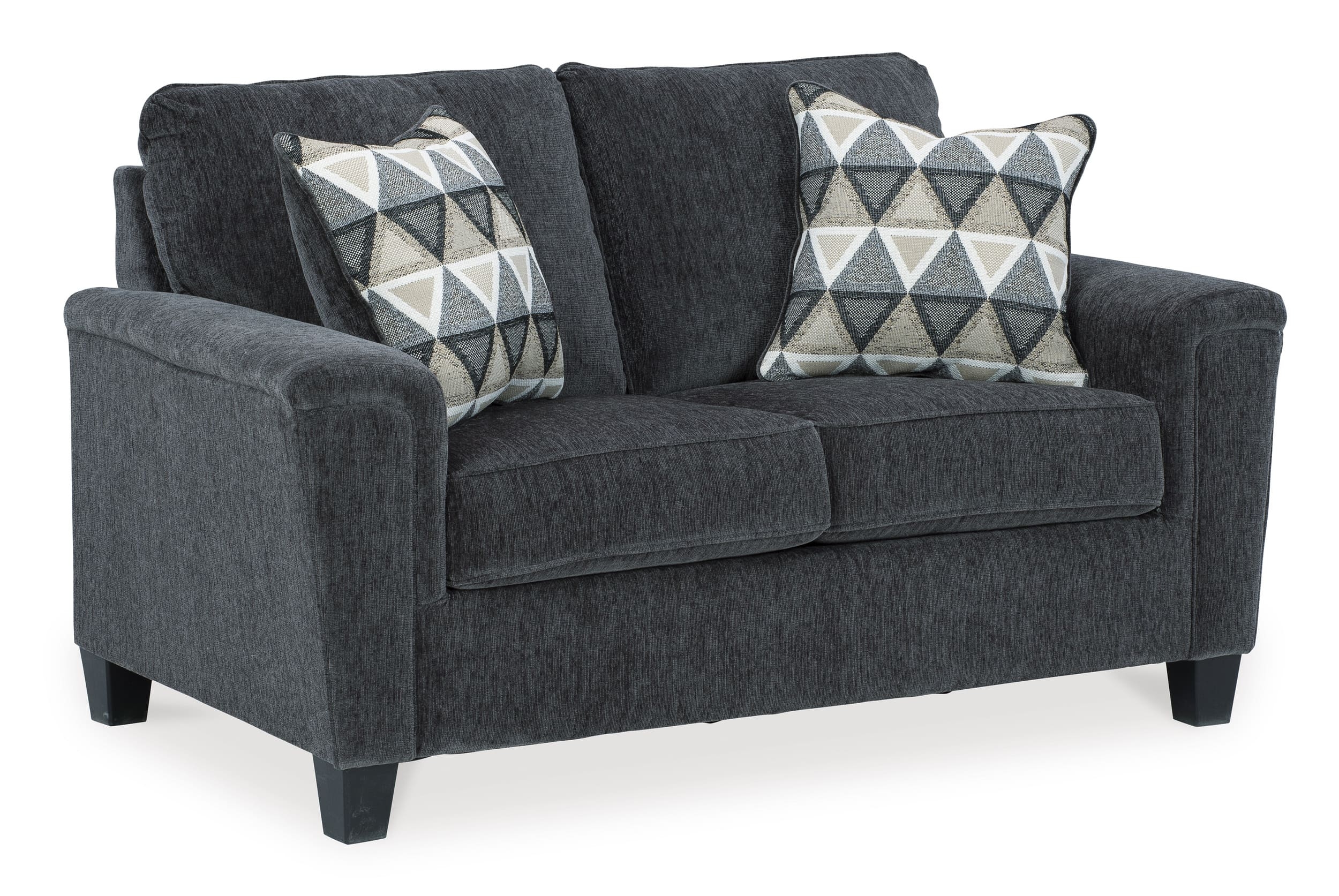 Ashley Abinger Smoke Polyester Loveseat