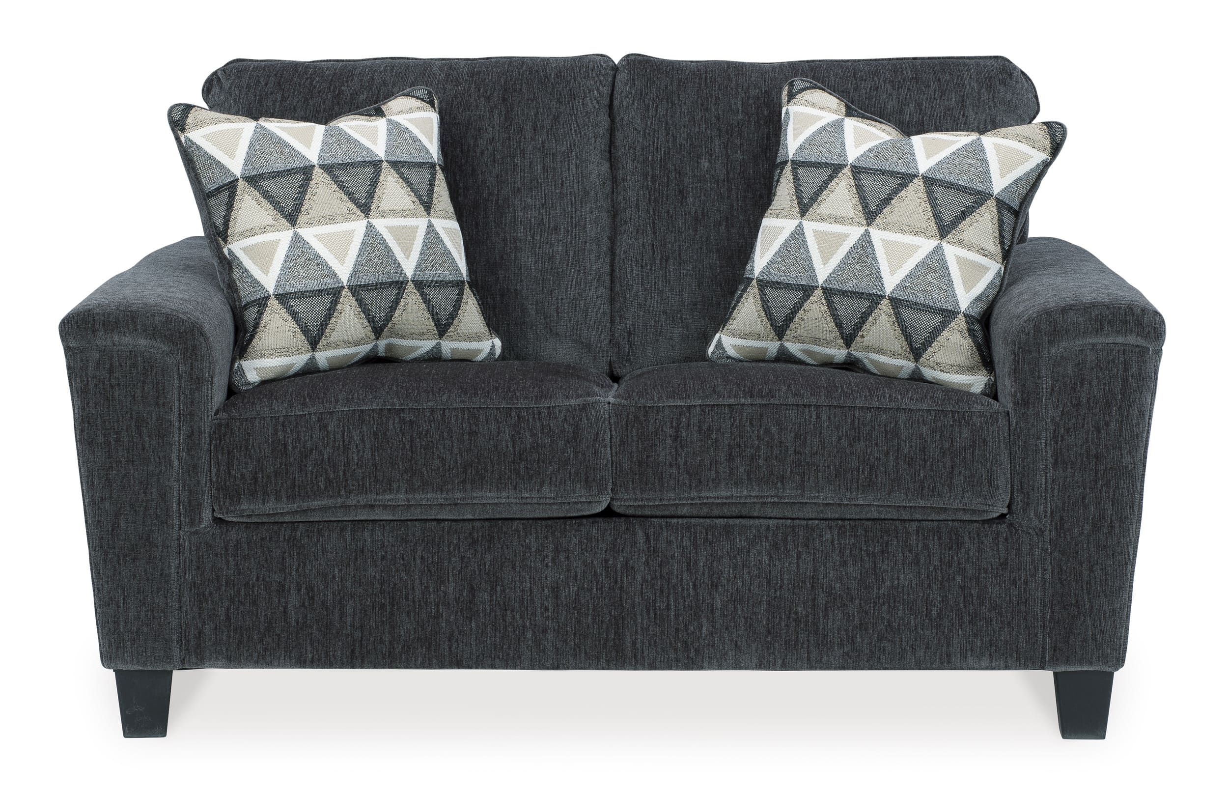 Abinger Polyester Smoke Loveseat by Ashley