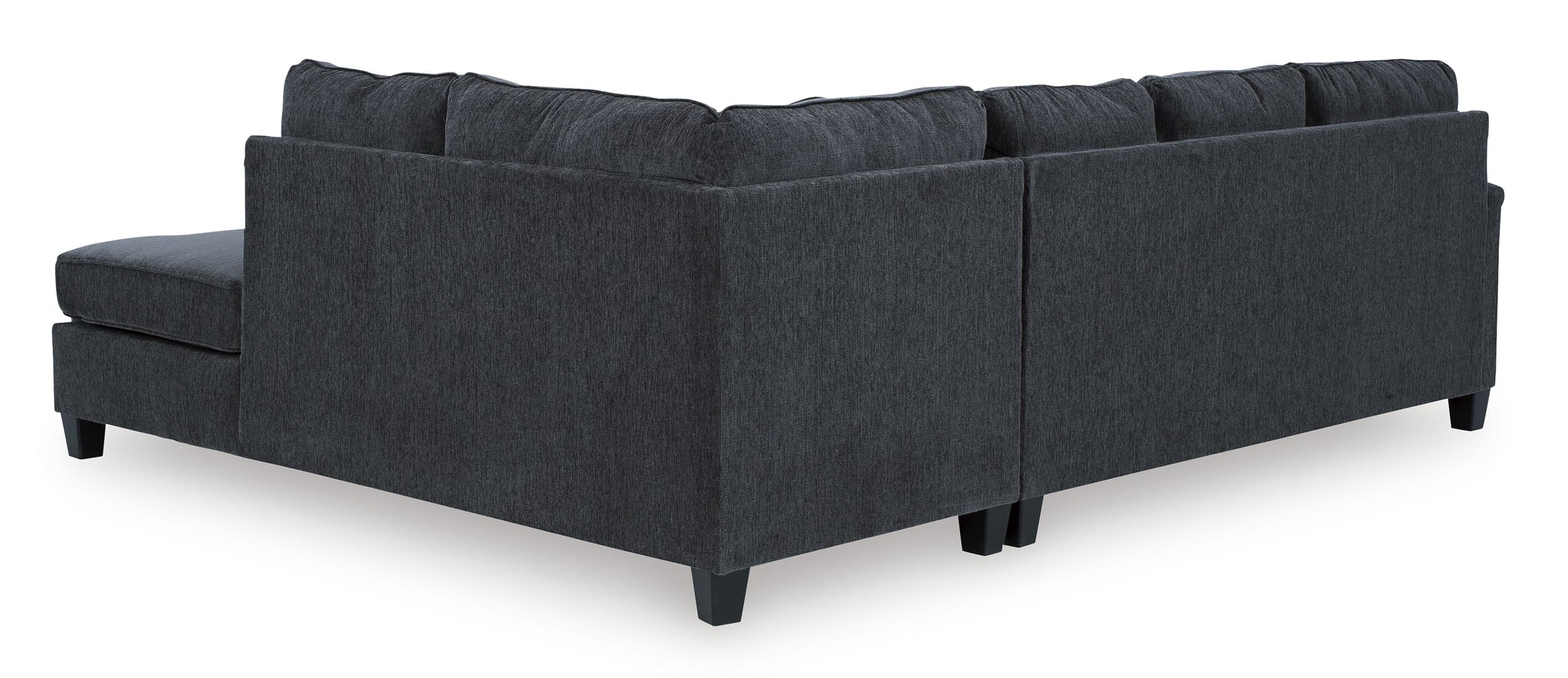 Abinger 2-Piece Polyester L-Shaped Sectional Sofa w/Right Arm Chaise Facing