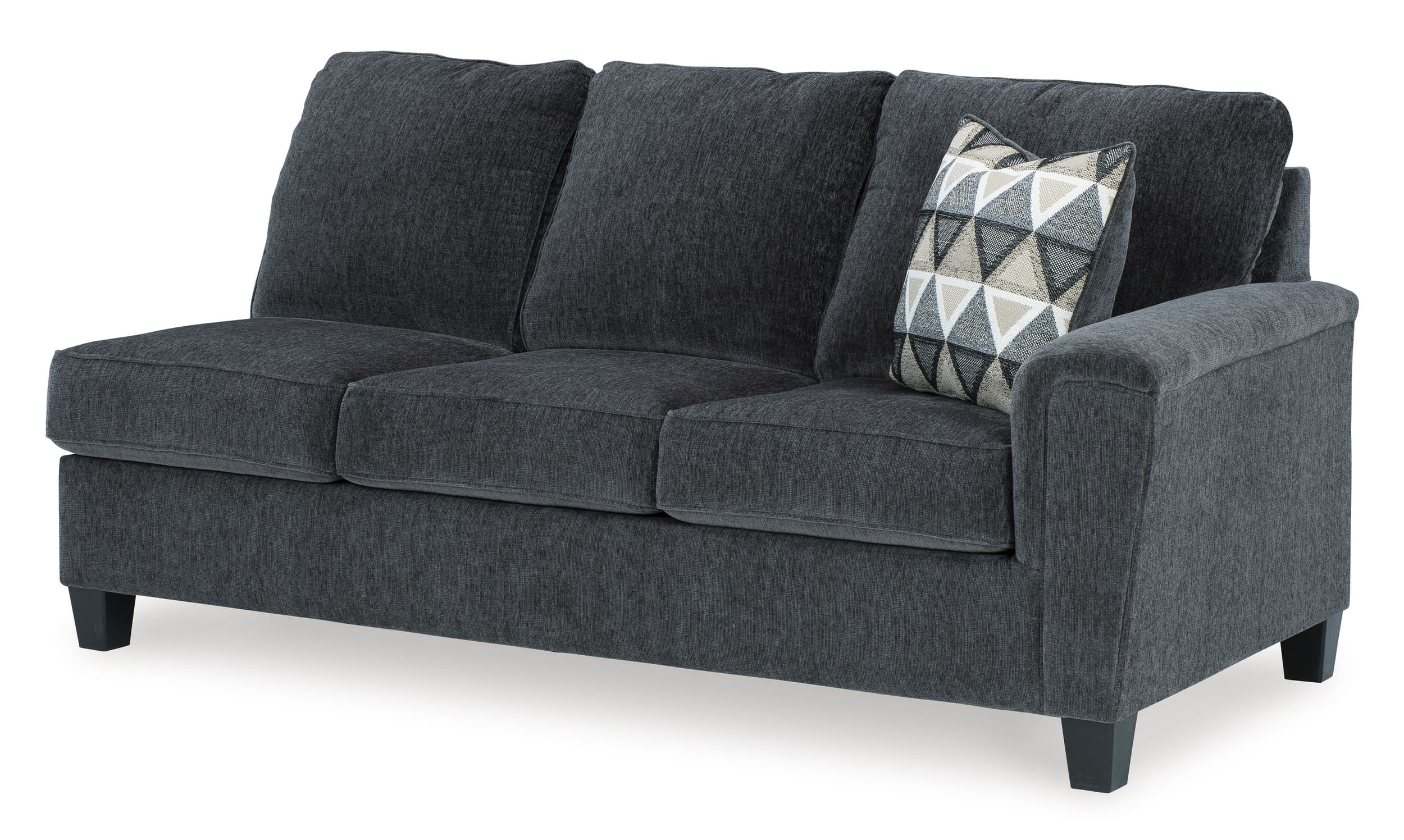 Abinger 2-Piece Polyester L-Shaped Sectional Sofa w/Left Arm Chaise Facing