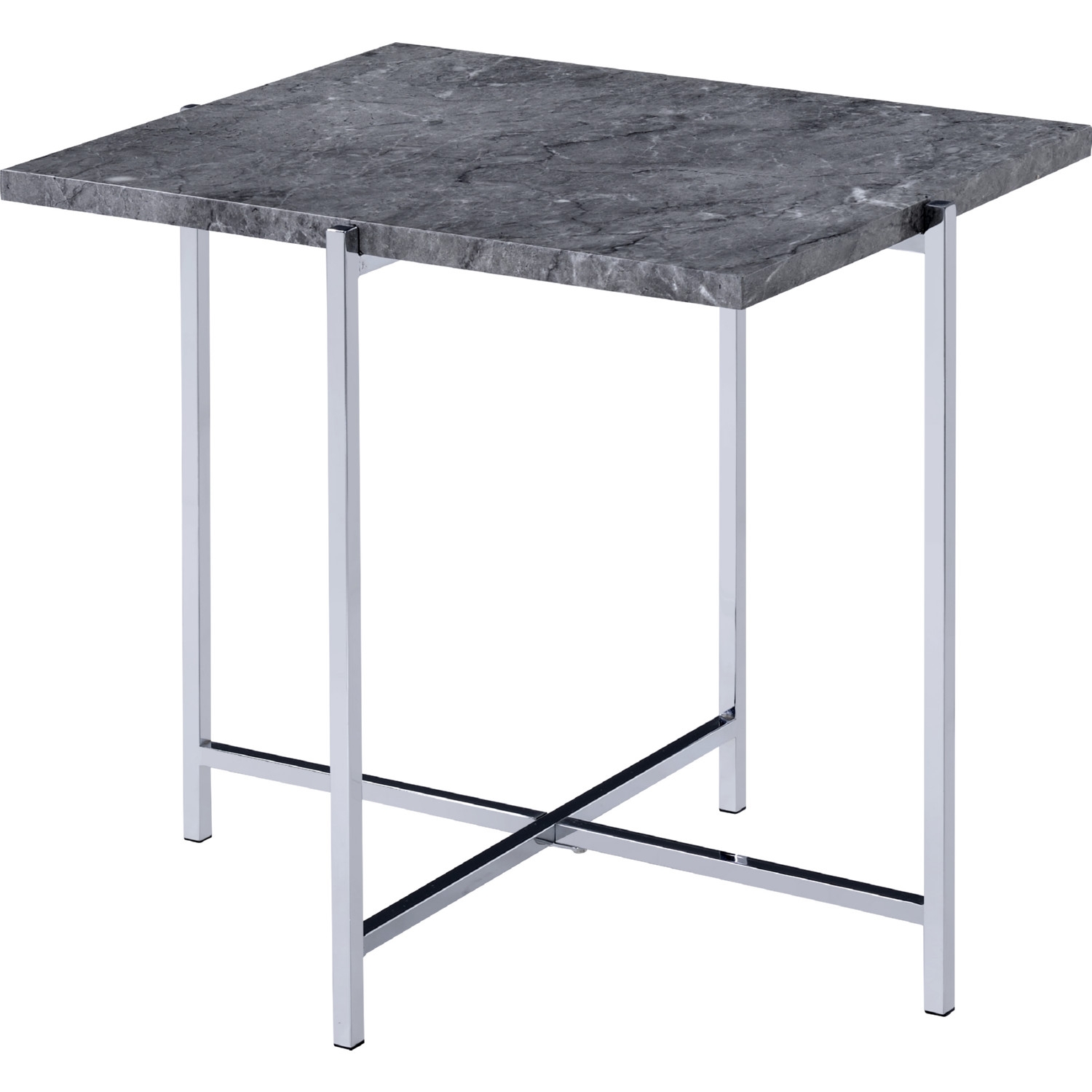 Adelae Faux Marble Rectangular Coffee Table Set