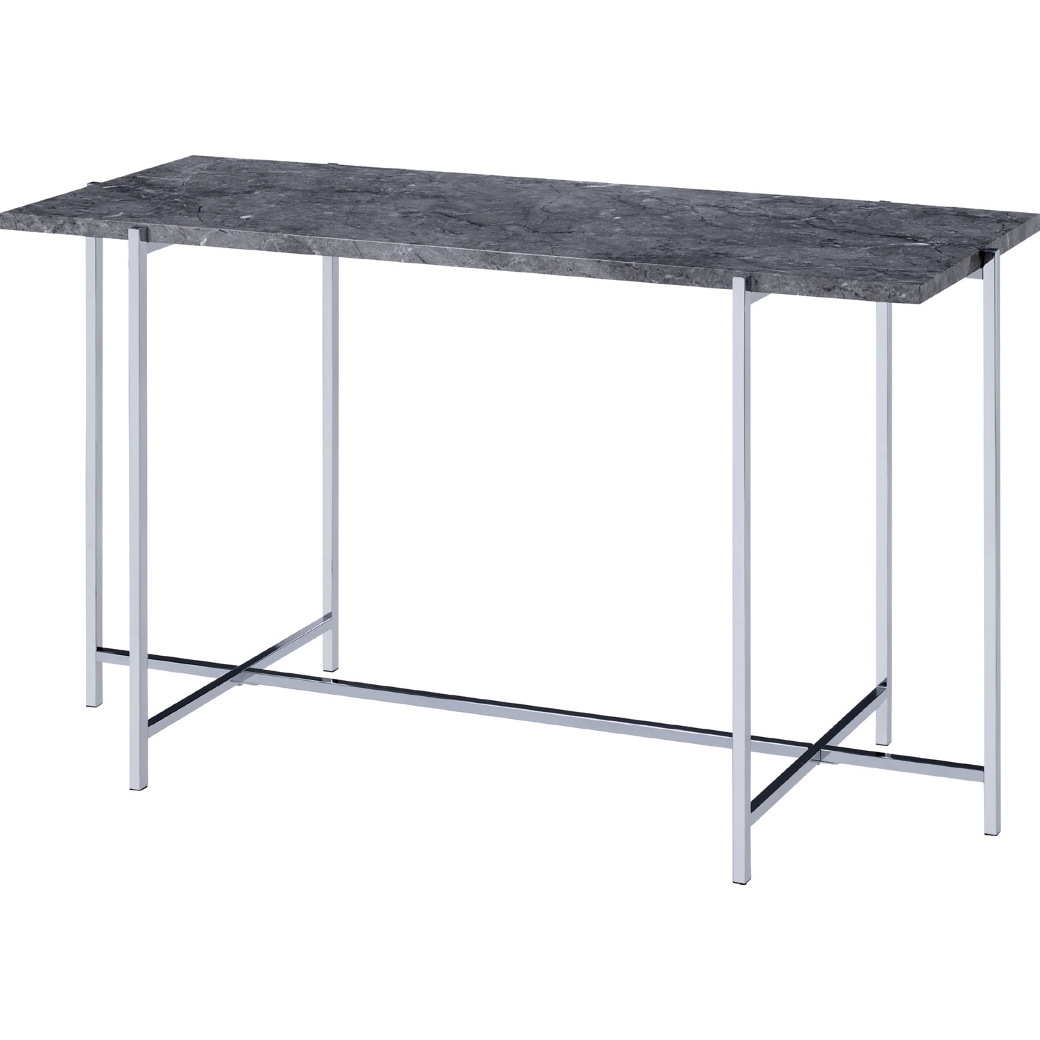 Adelae Faux Marble Rectangular Coffee Table Set