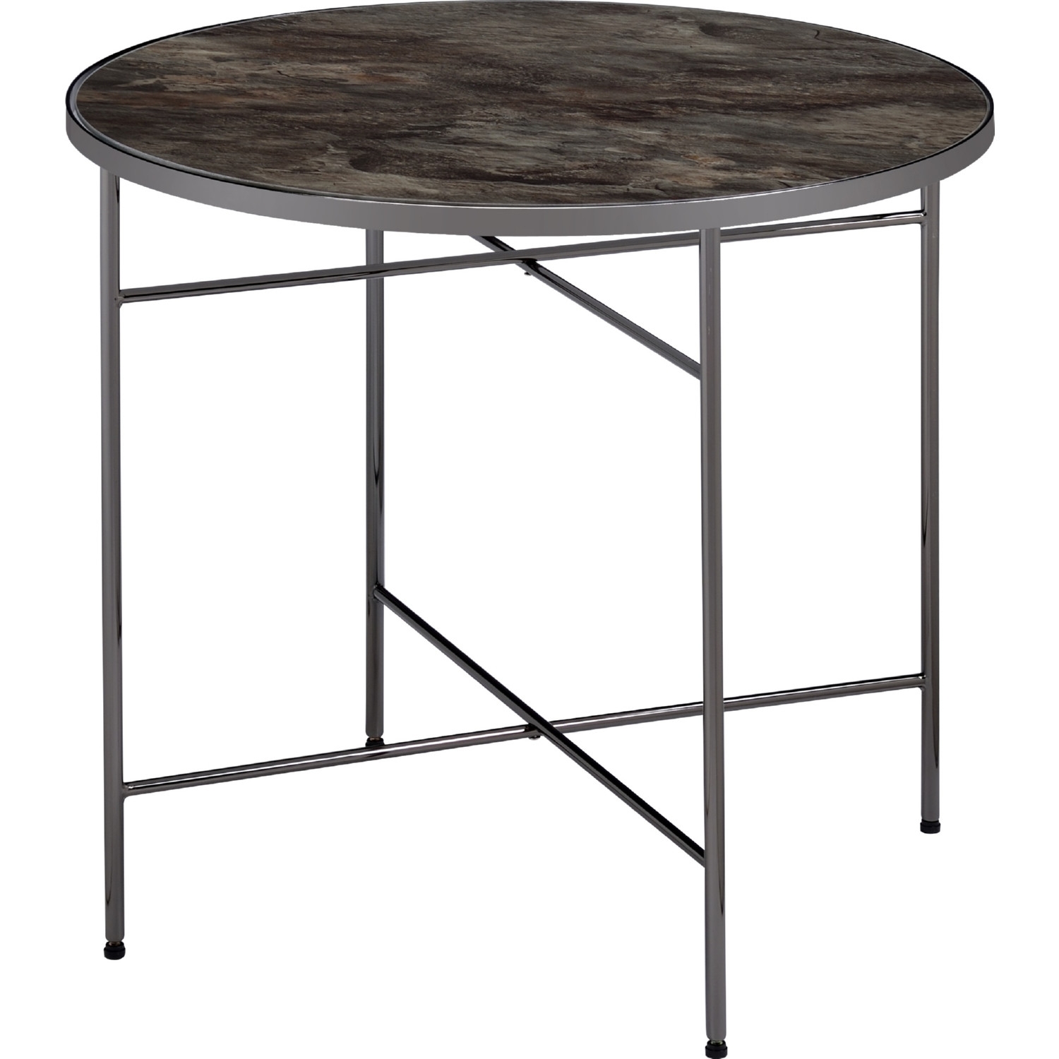 Bage Glass Round Coffee Table Set