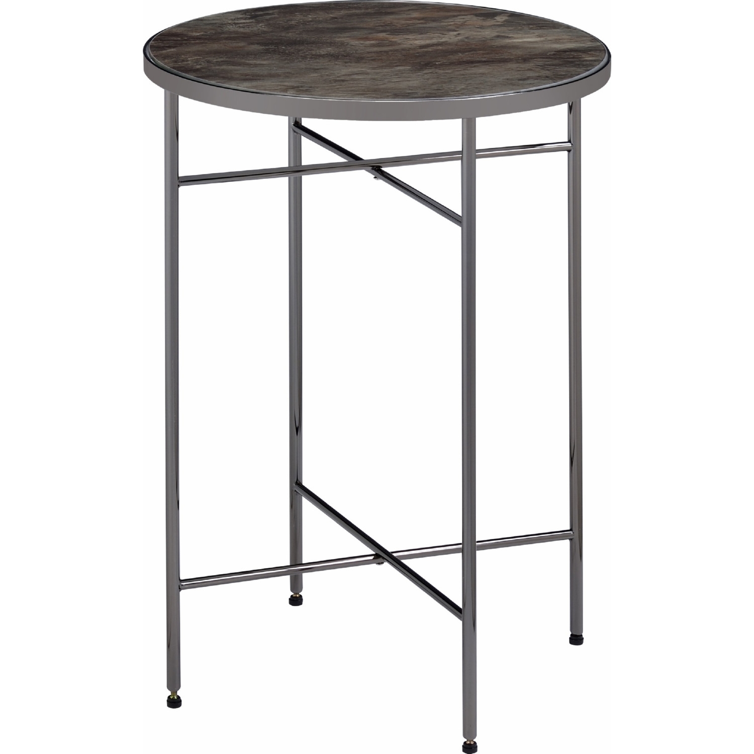 Bage Glass Round Coffee Table Set