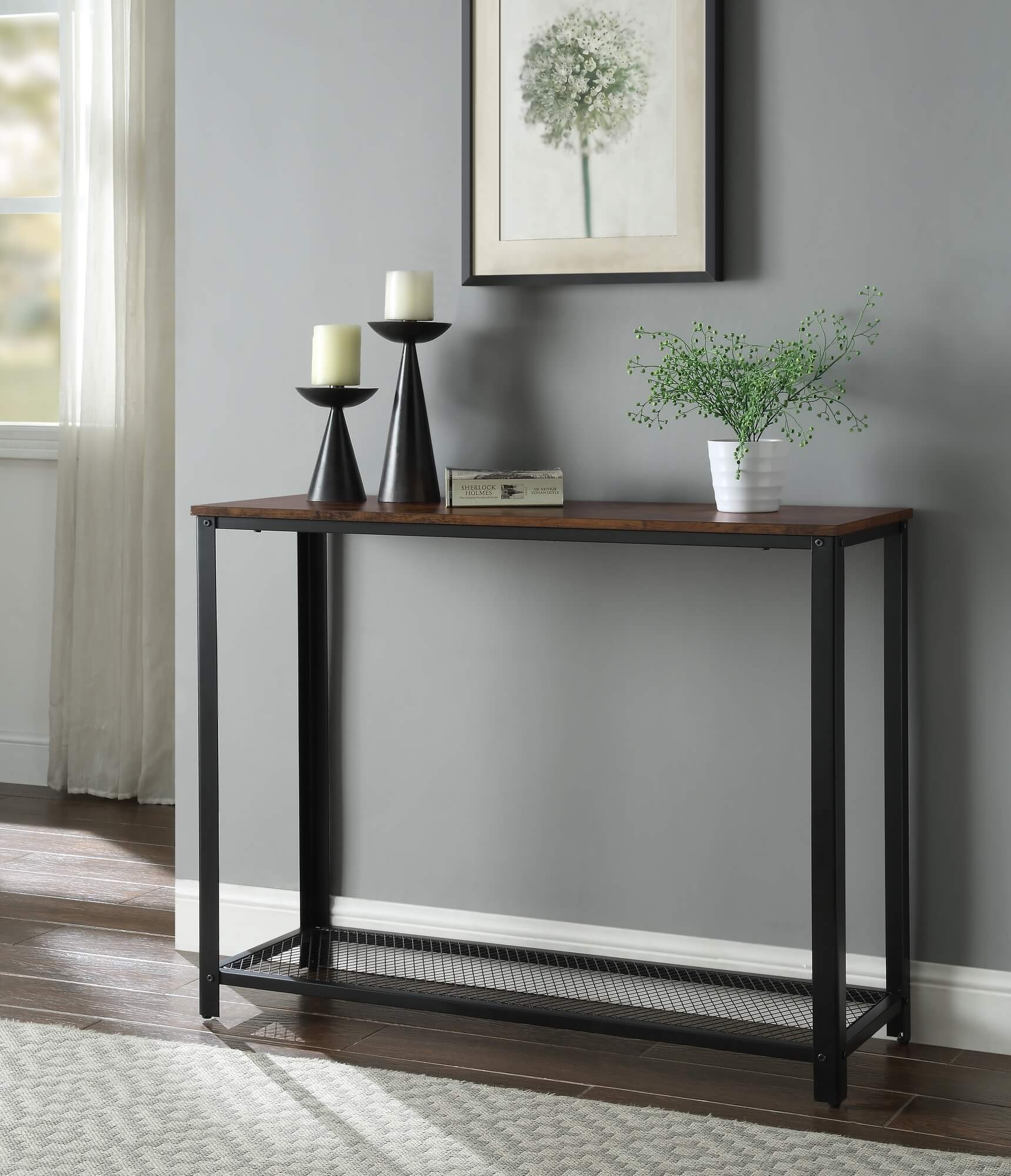 Taurus Wood/Metal Sofa Table