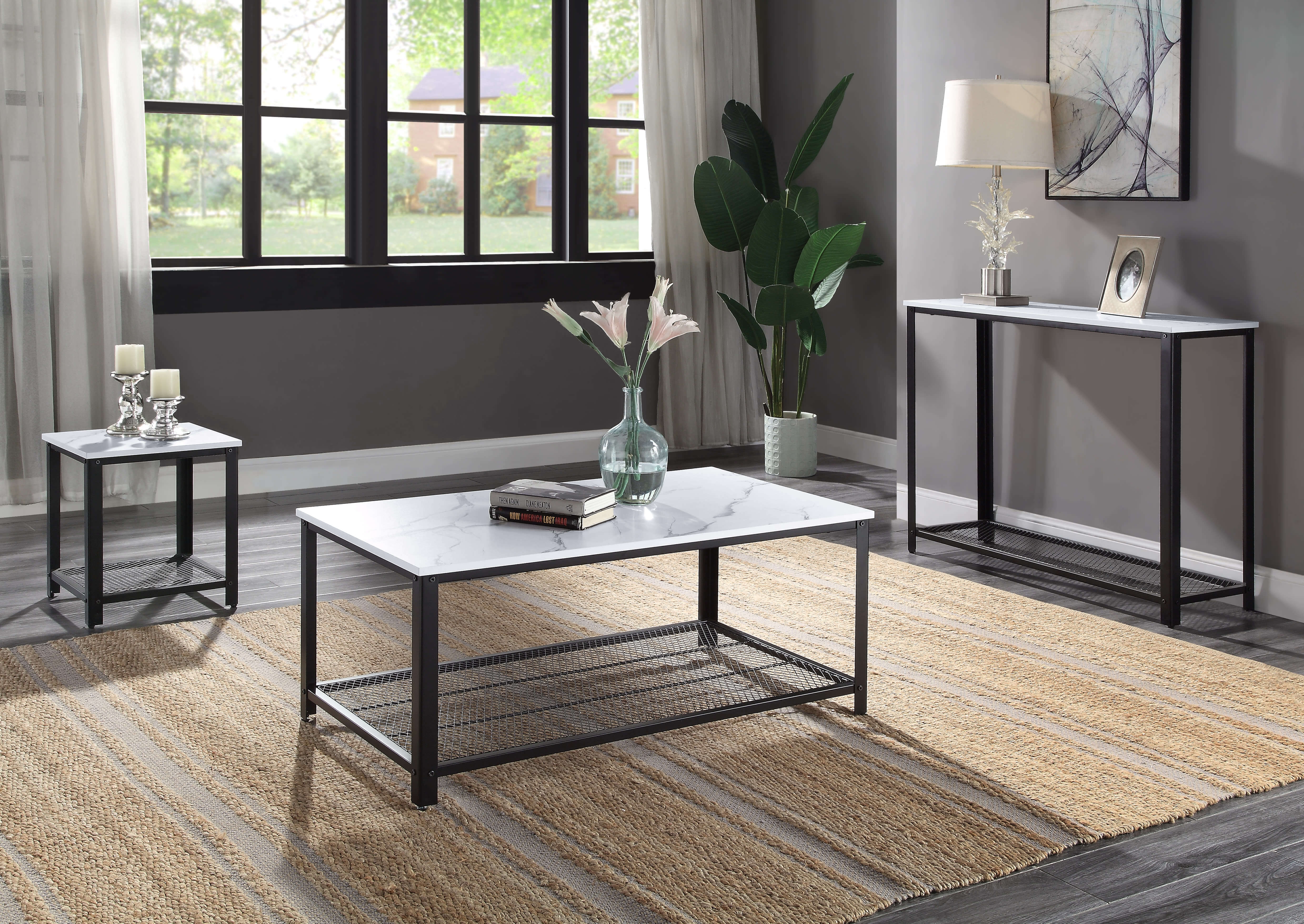 Taurus Wood/Metal Coffee Table