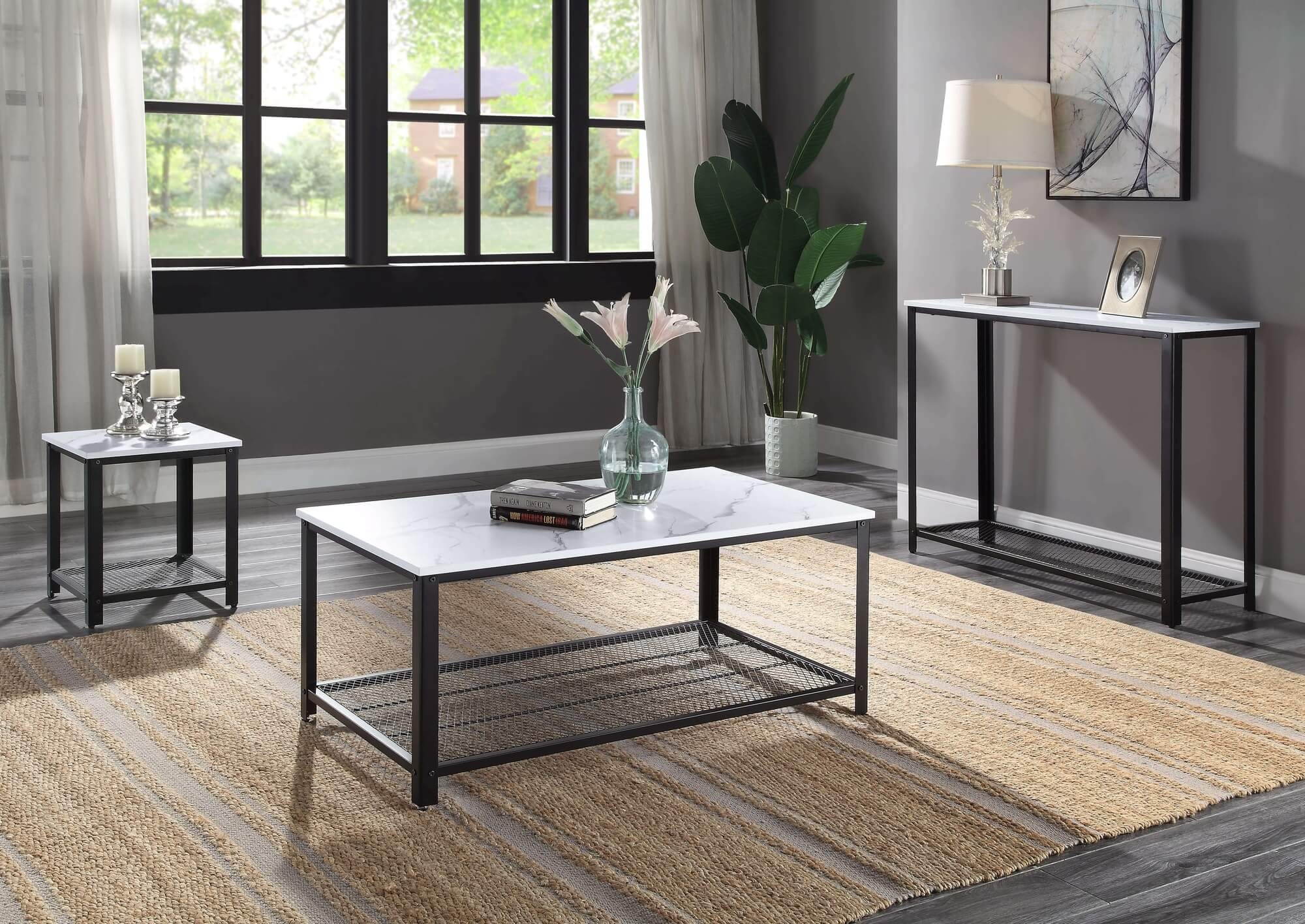 Taurus Wood/Metal Coffee Table