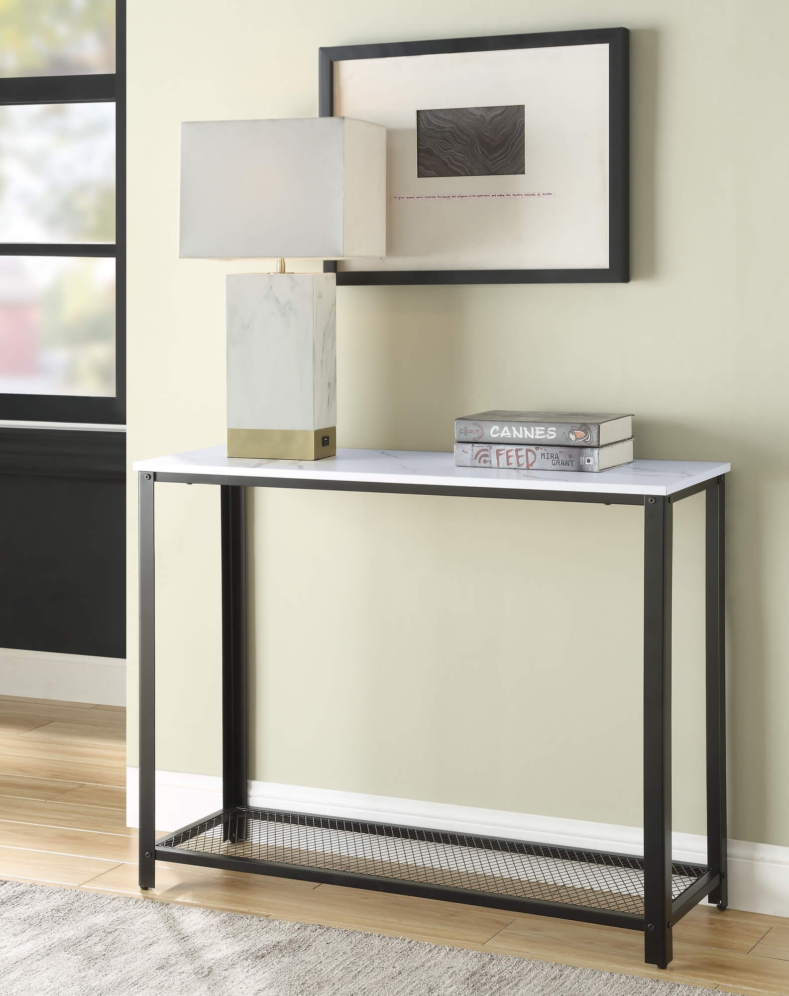 Taurus Wood/Metal Sofa Table