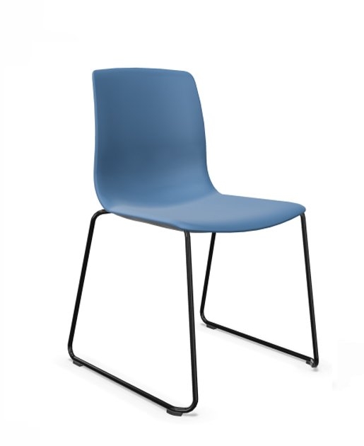 Noom 50 Polypropylene Stackable Armless Cantilever Chair