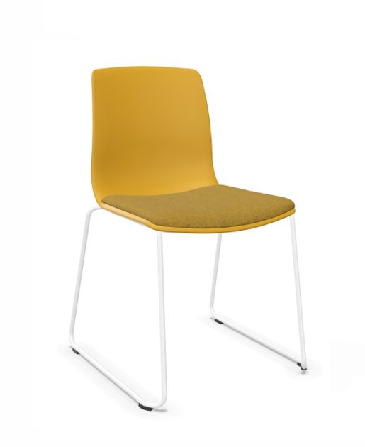 Noom 50 Polypropylene Stackable Armless Cantilever Chair