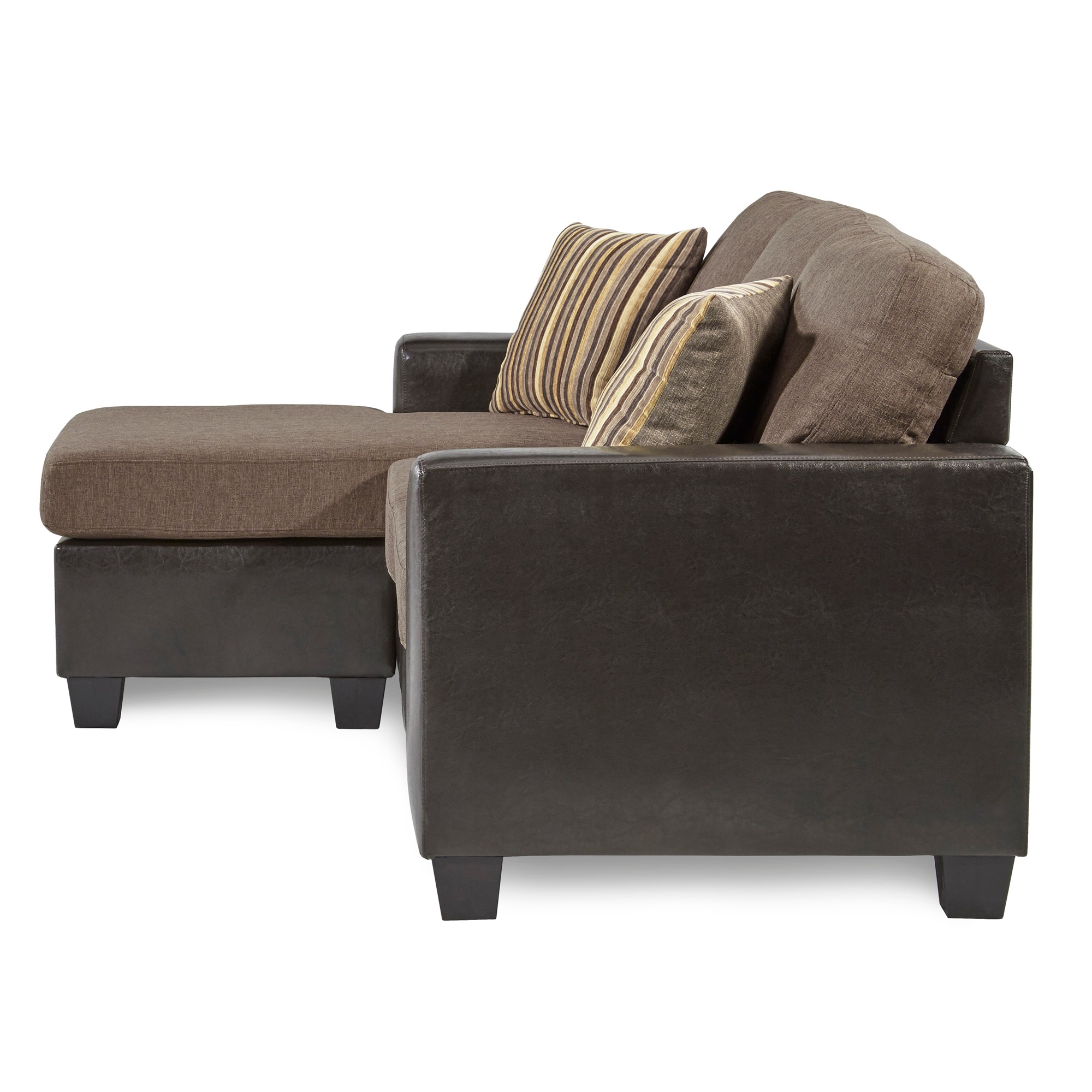 Slater Fabric/Bi-Cast Vinyl Sectional