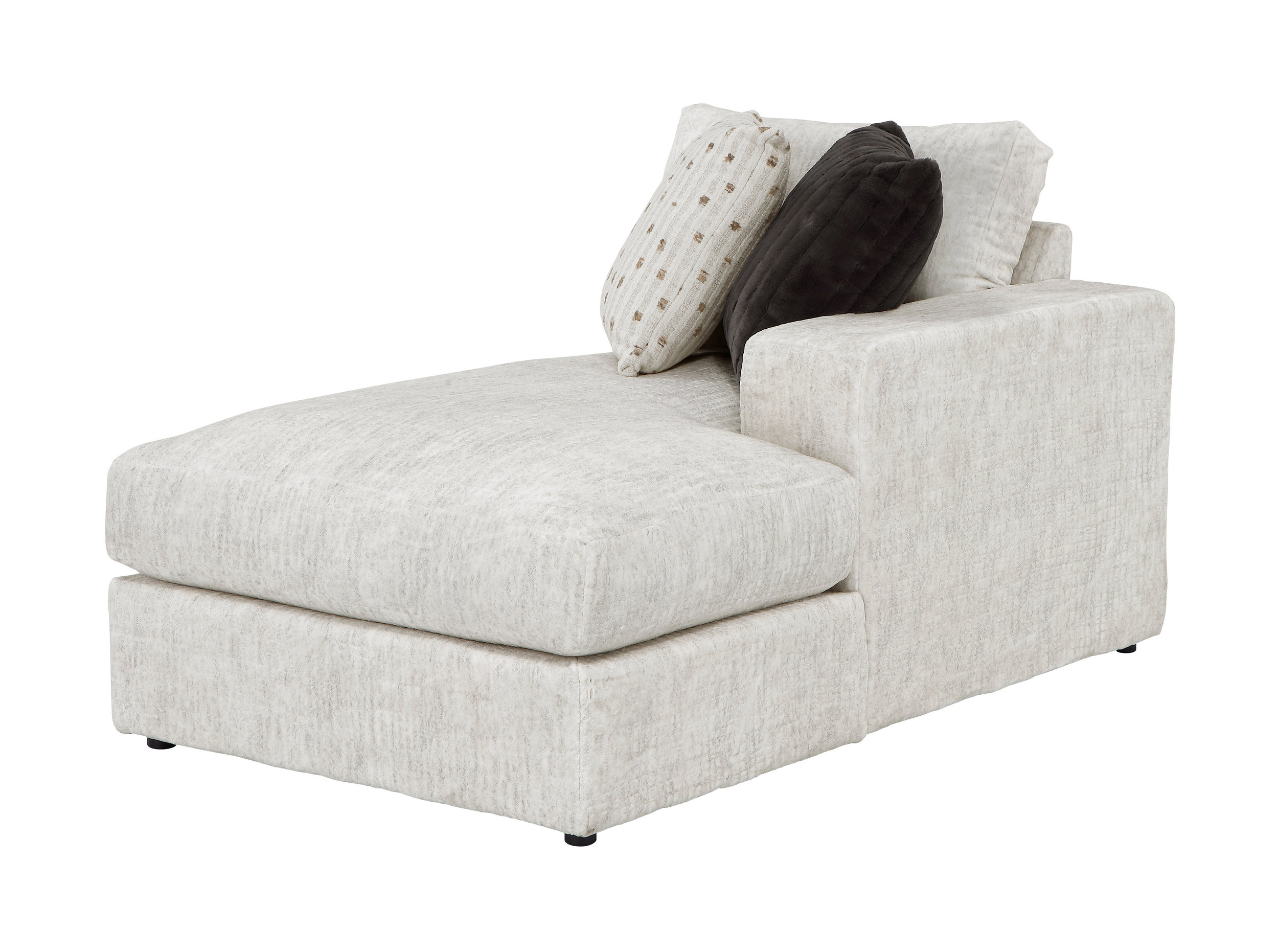 Solace U-Shaped Microfiber 3‑Piece Modular Sectional with Left Chaise