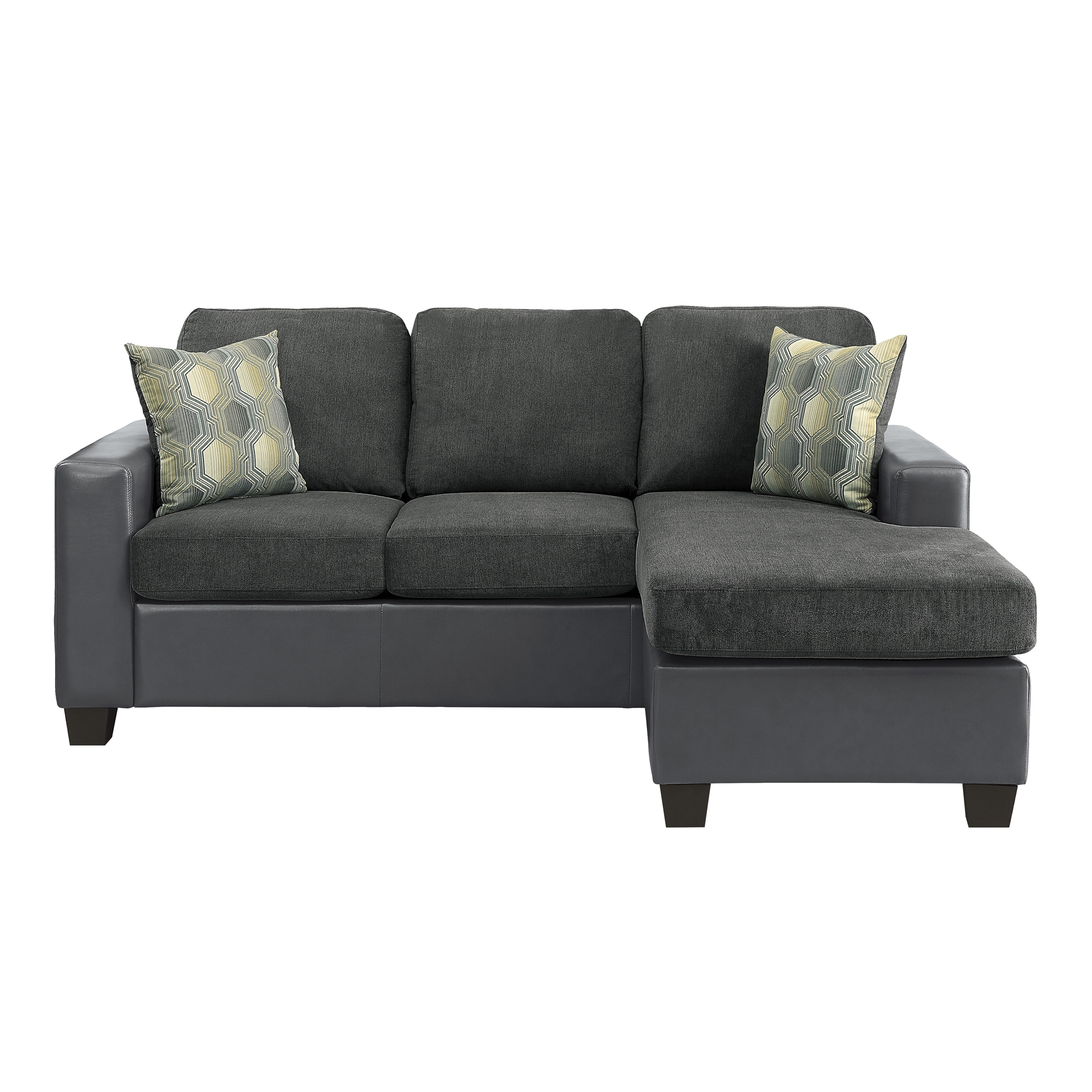 Slater Fabric/Bi-Cast Vinyl Sectional