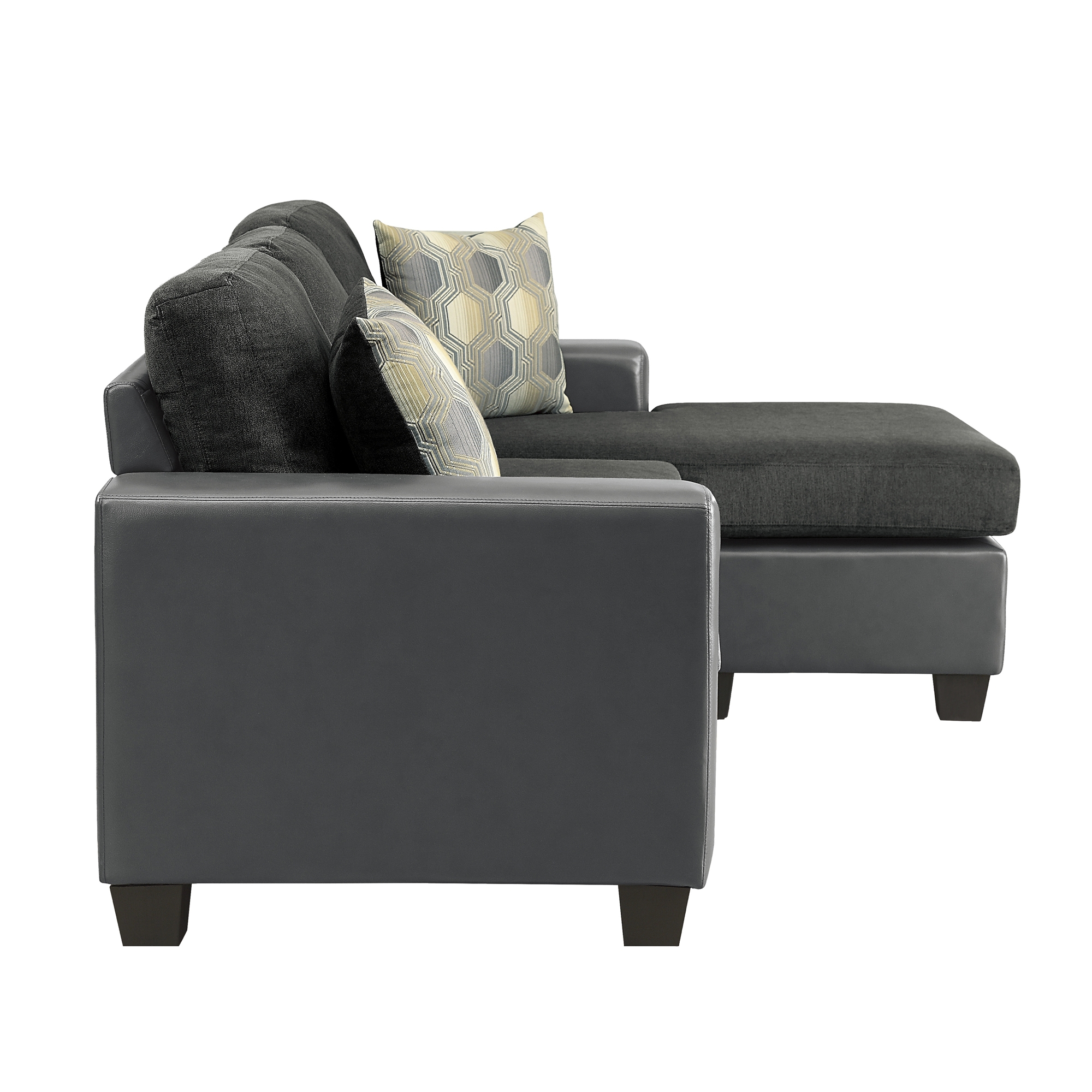 Slater Fabric/Bi-Cast Vinyl Sectional