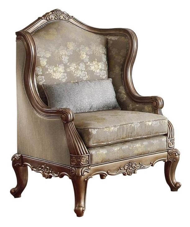 Florentina Fabric Chair by Homelegance