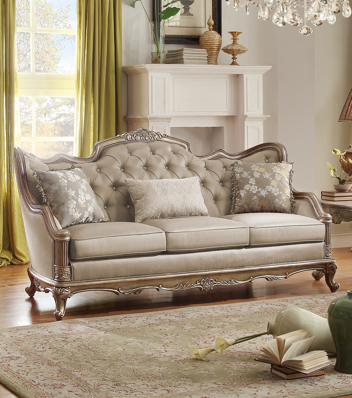 Florentina Polyester Fabric Sofa