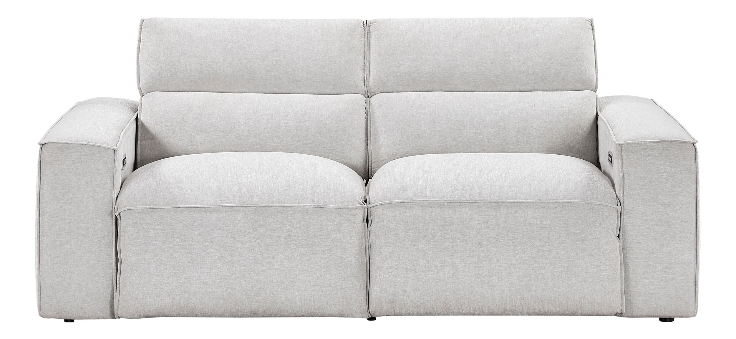 Phoebe Microfiber Power Double Reclining Modular Living Room Set