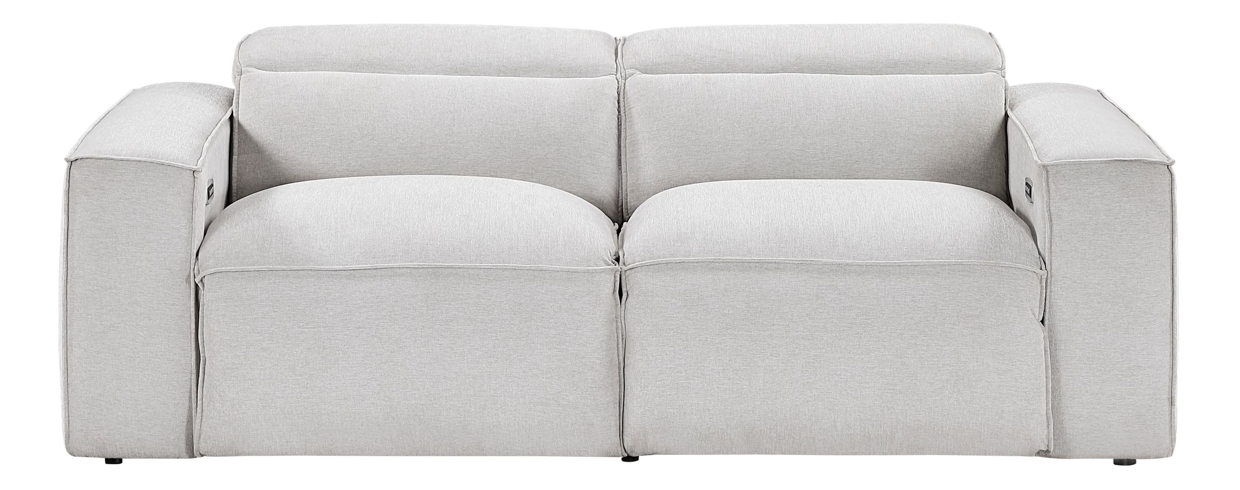 Phoebe Microfiber Power Double Reclining Modular Living Room Set