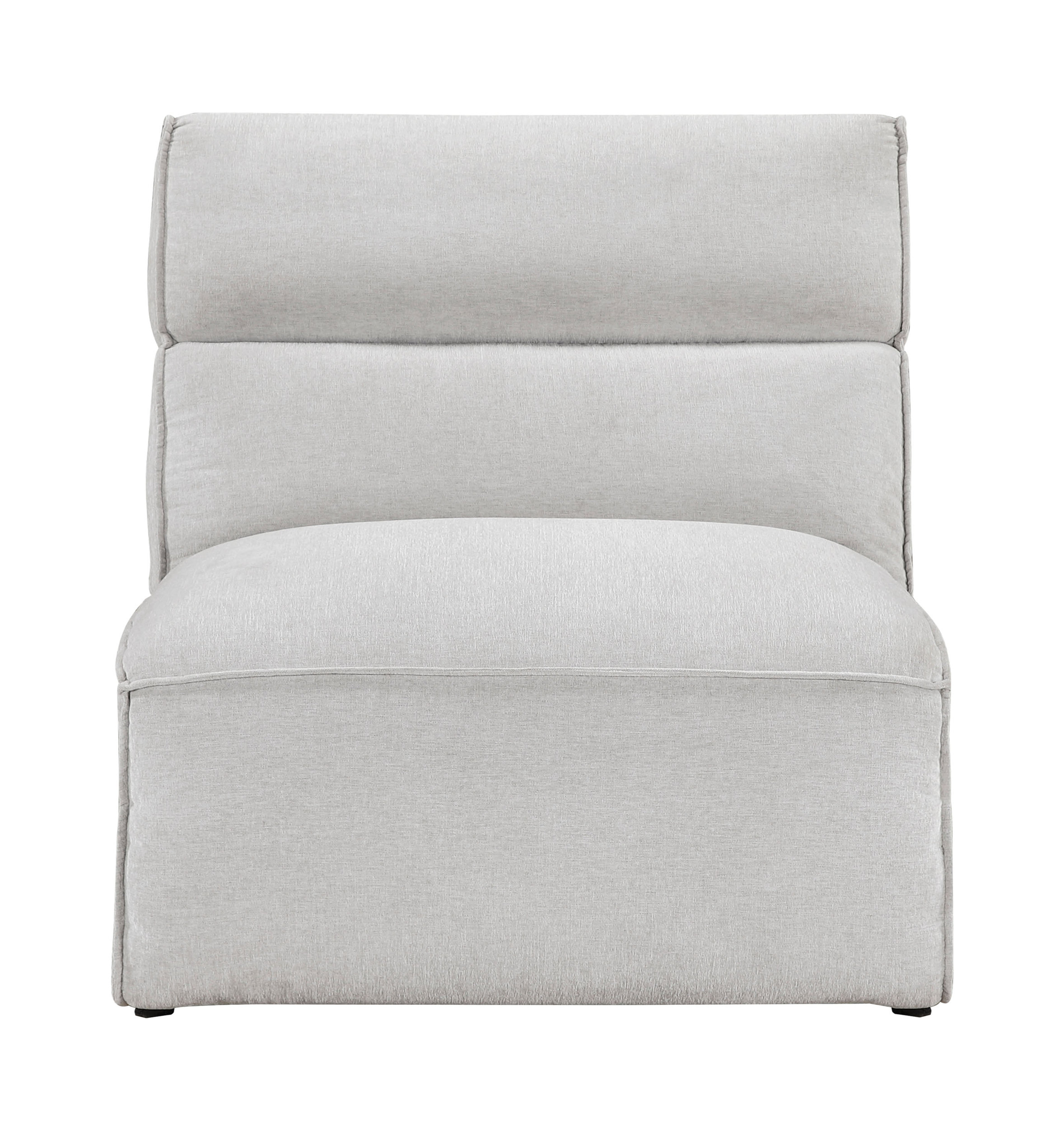 Phoebe Microfiber Power Double Reclining Modular Loveseat with Power Headrests