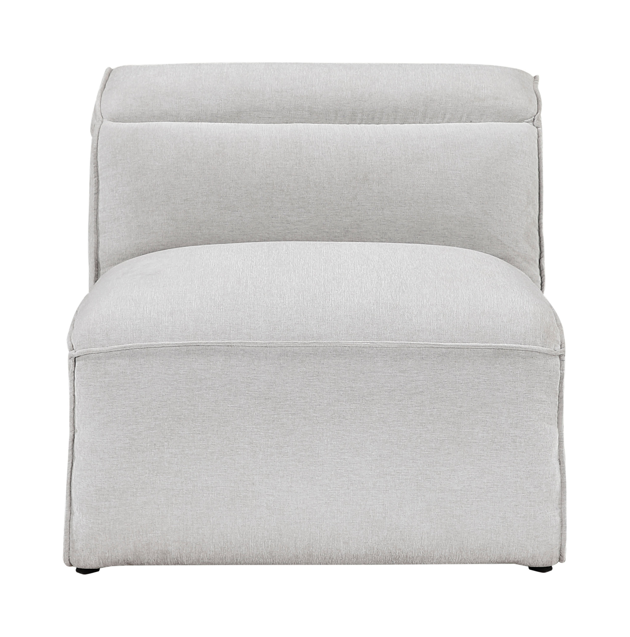 Phoebe Microfiber Power Double Reclining Modular Loveseat with Power Headrests