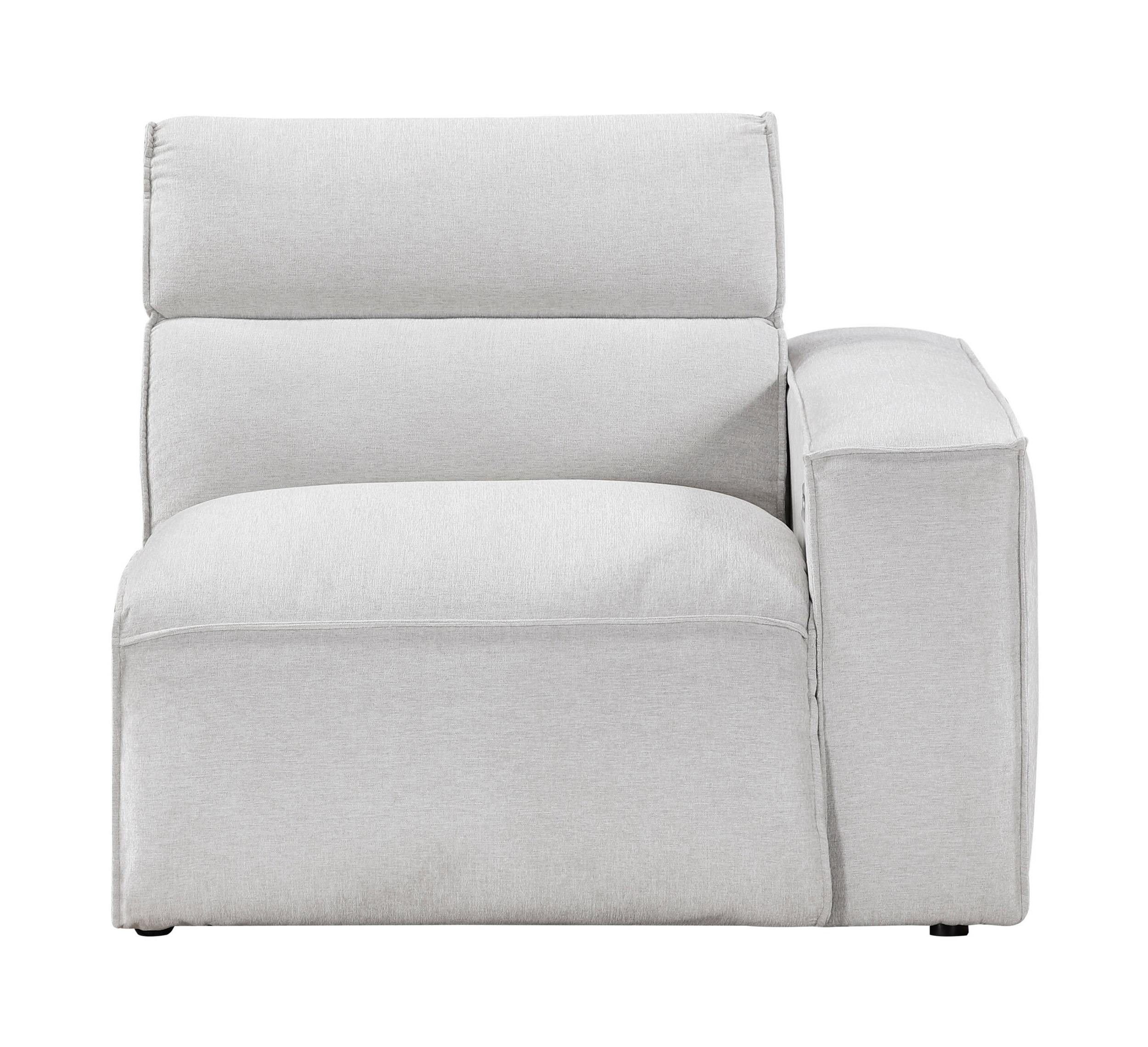 Phoebe L-Shaped Microfiber 5‑Piece Power Reclining Modular Sectional with Power Headrests