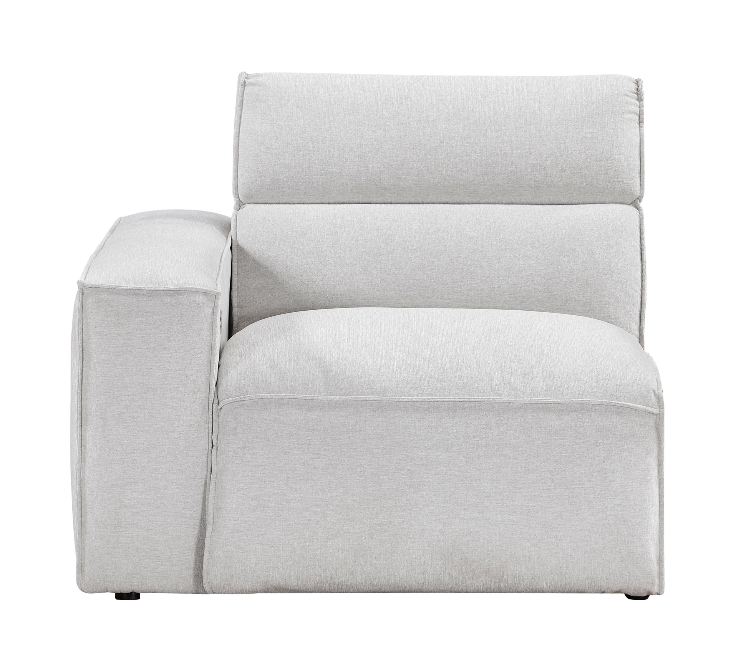 Phoebe Microfiber Power Double Reclining Modular Living Room Set