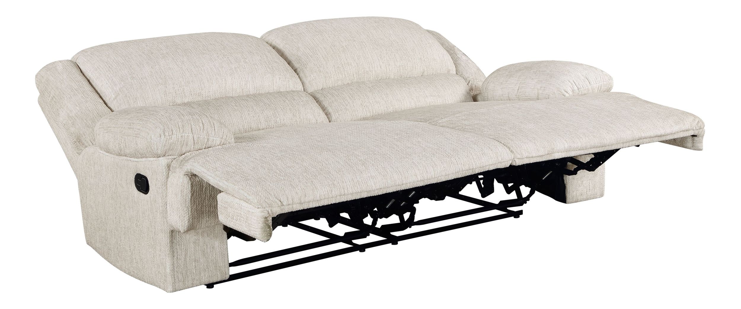 Caliber Microfiber Double Reclining Living Room Set