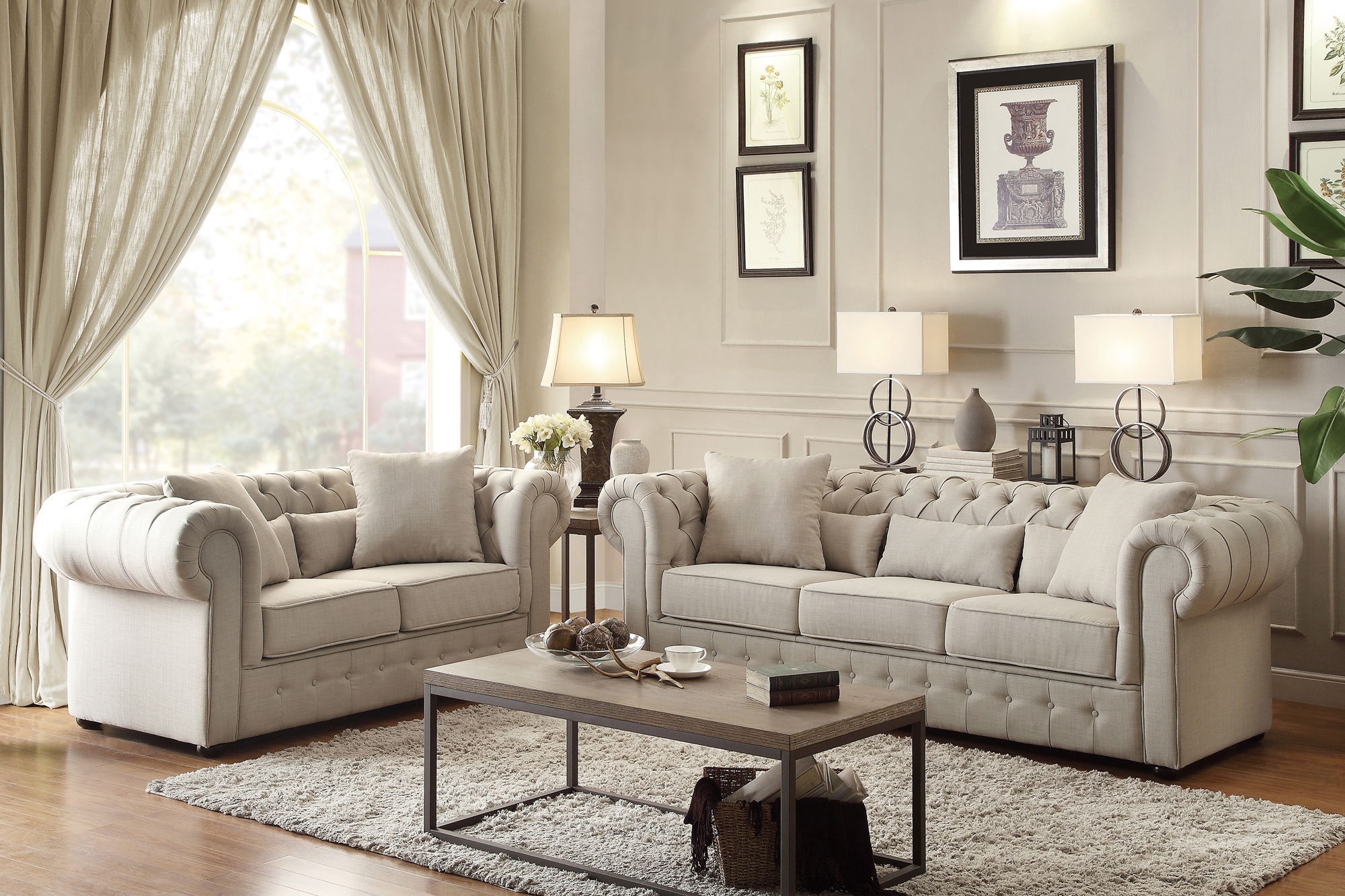 Savonburg Fabric Living Room Set