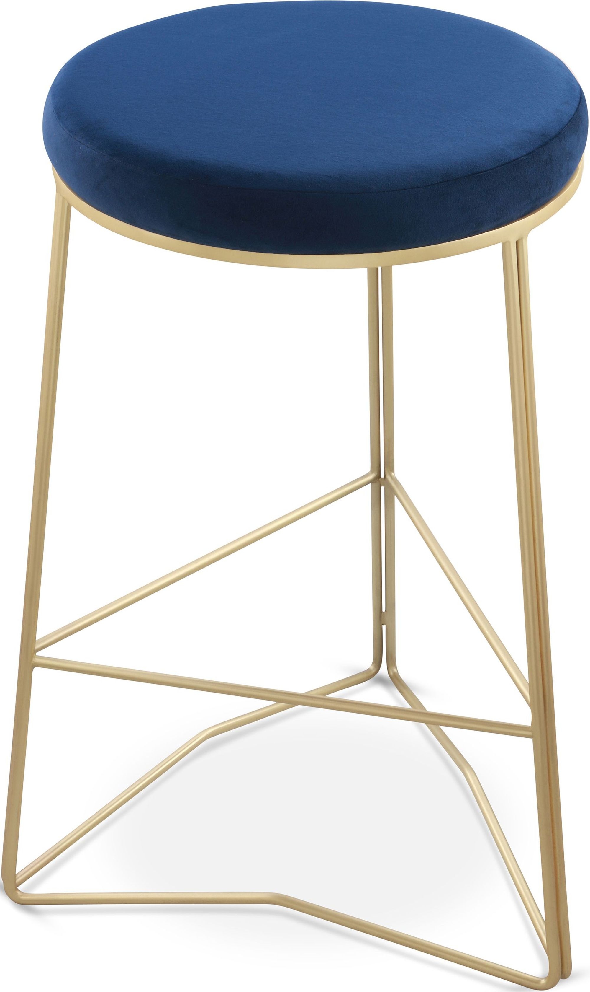 Tres Velvet Counter Stool