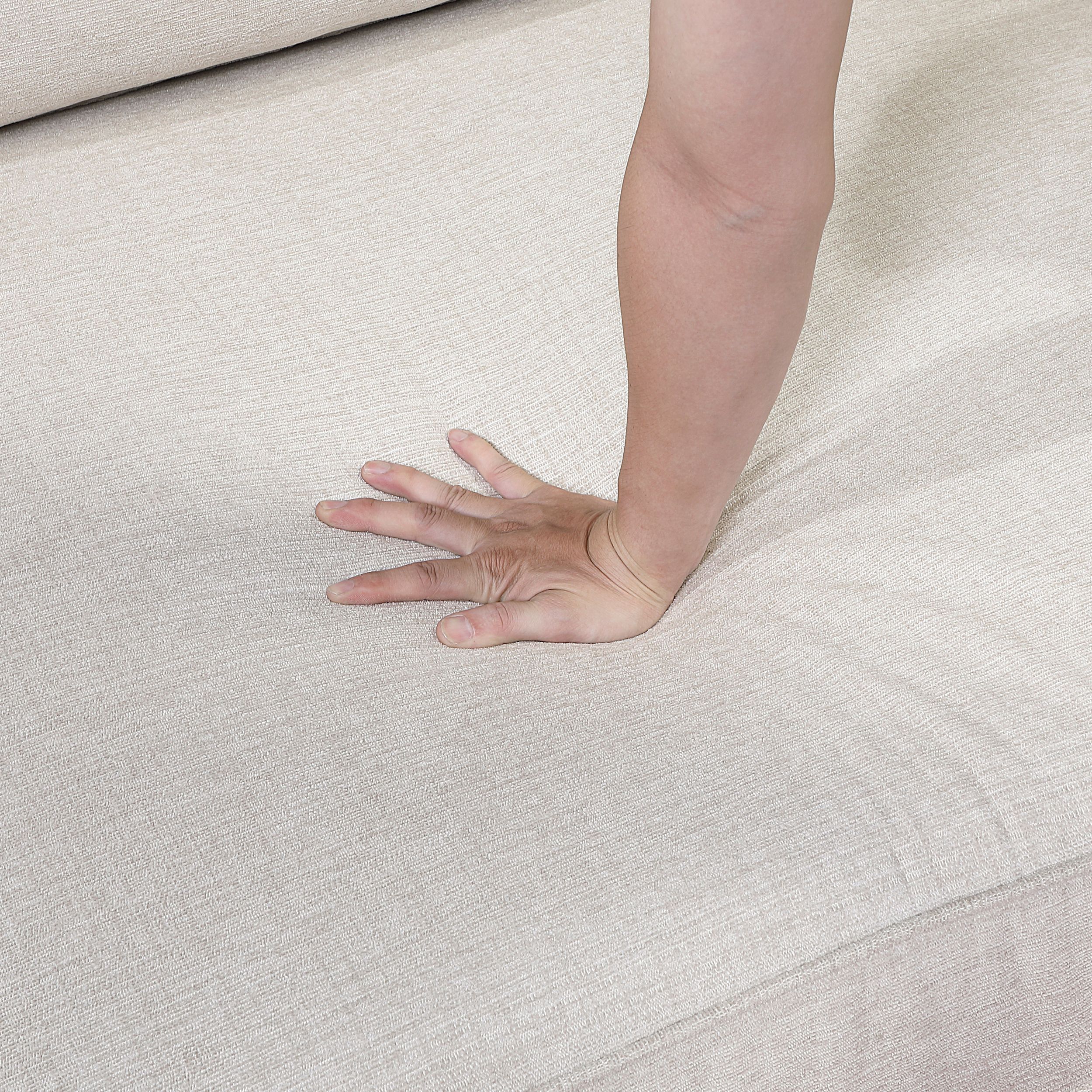 Livia L-Shaped Chenille 3‑Piece Modular Sectional