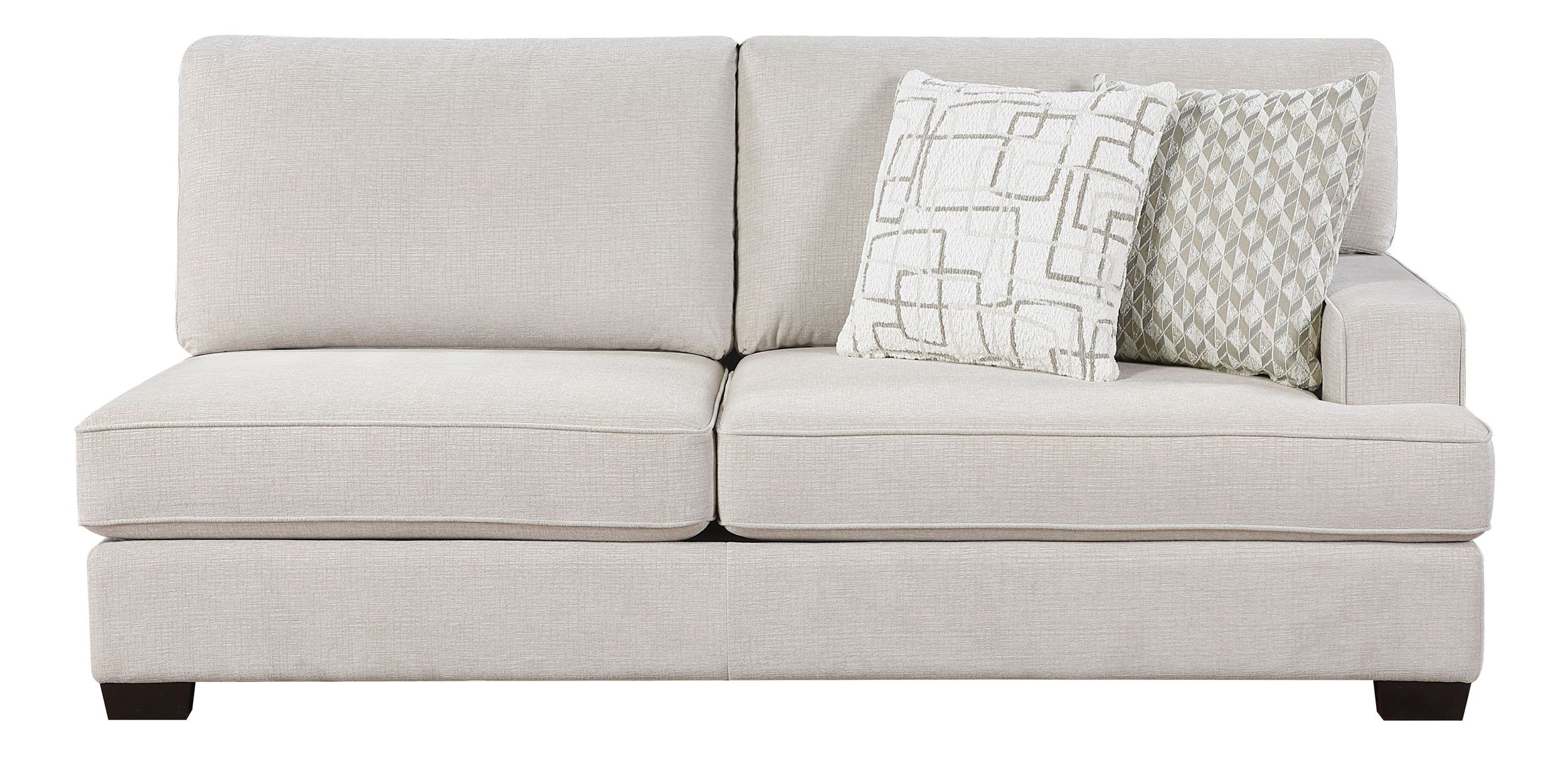 Livia L-Shaped Chenille 3‑Piece Modular Sectional