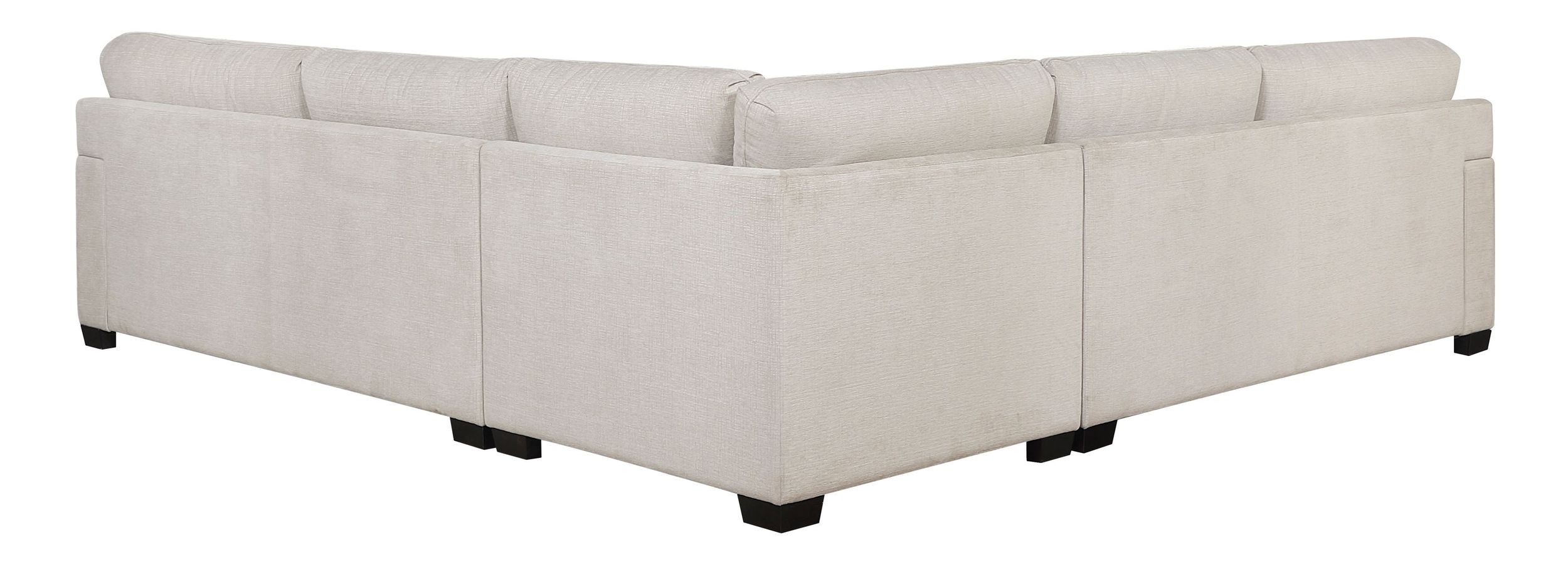 Livia L-Shaped Chenille 3‑Piece Modular Sectional