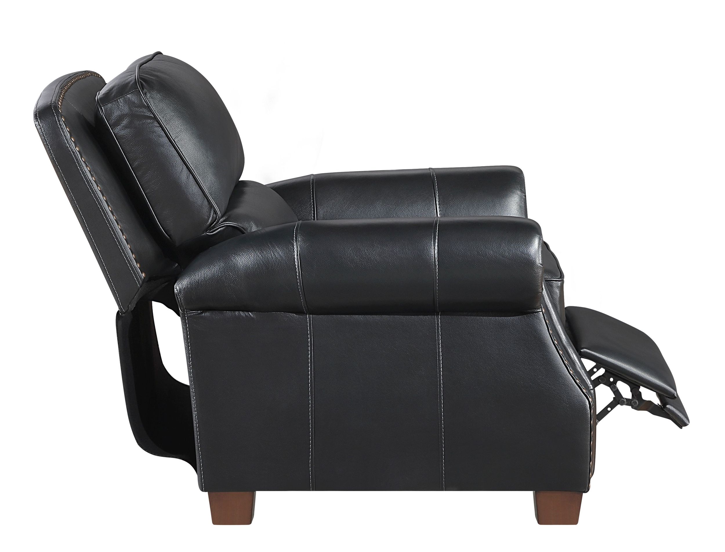 Remington Leather Push Back Reclining Chair