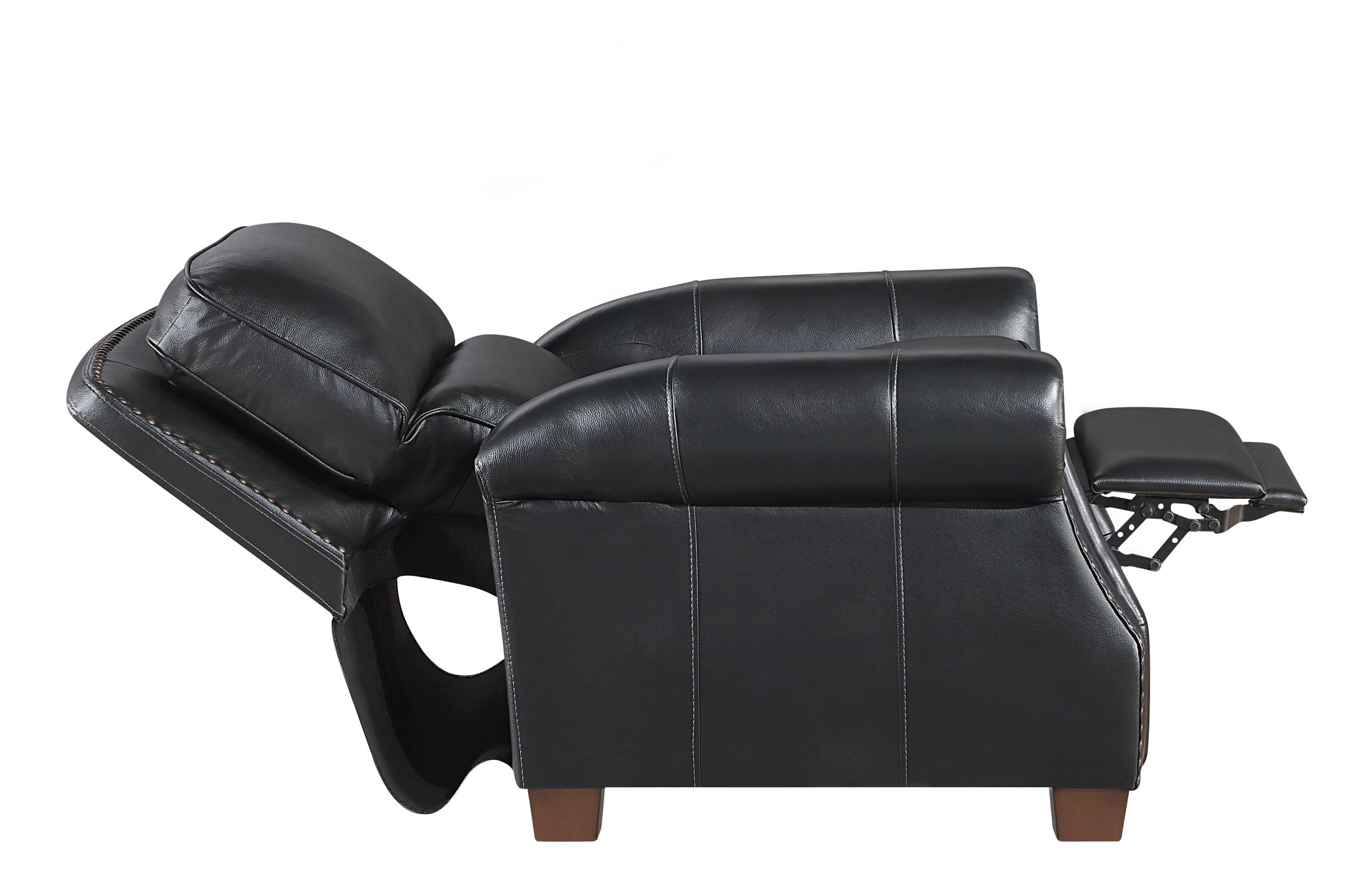Remington Leather Push Back Reclining Chair