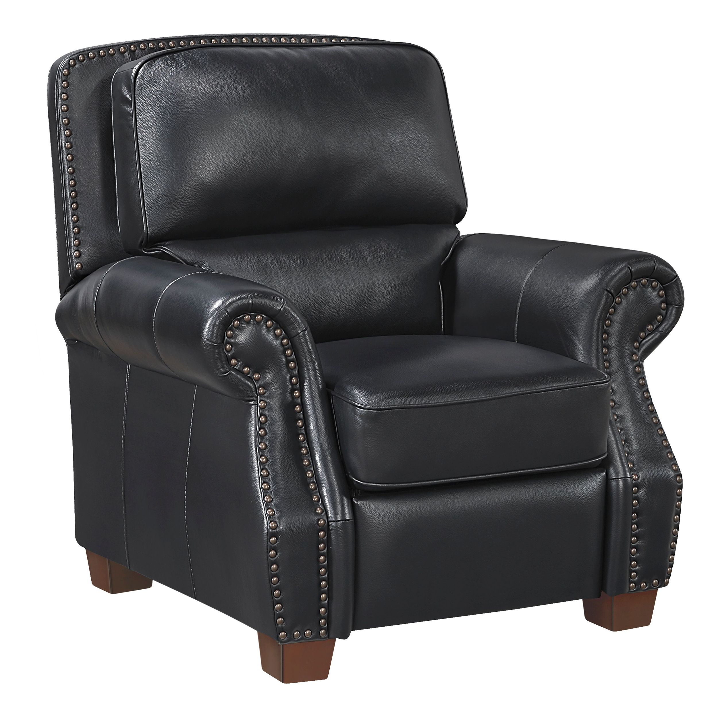 Remington Leather Push Back Reclining Chair