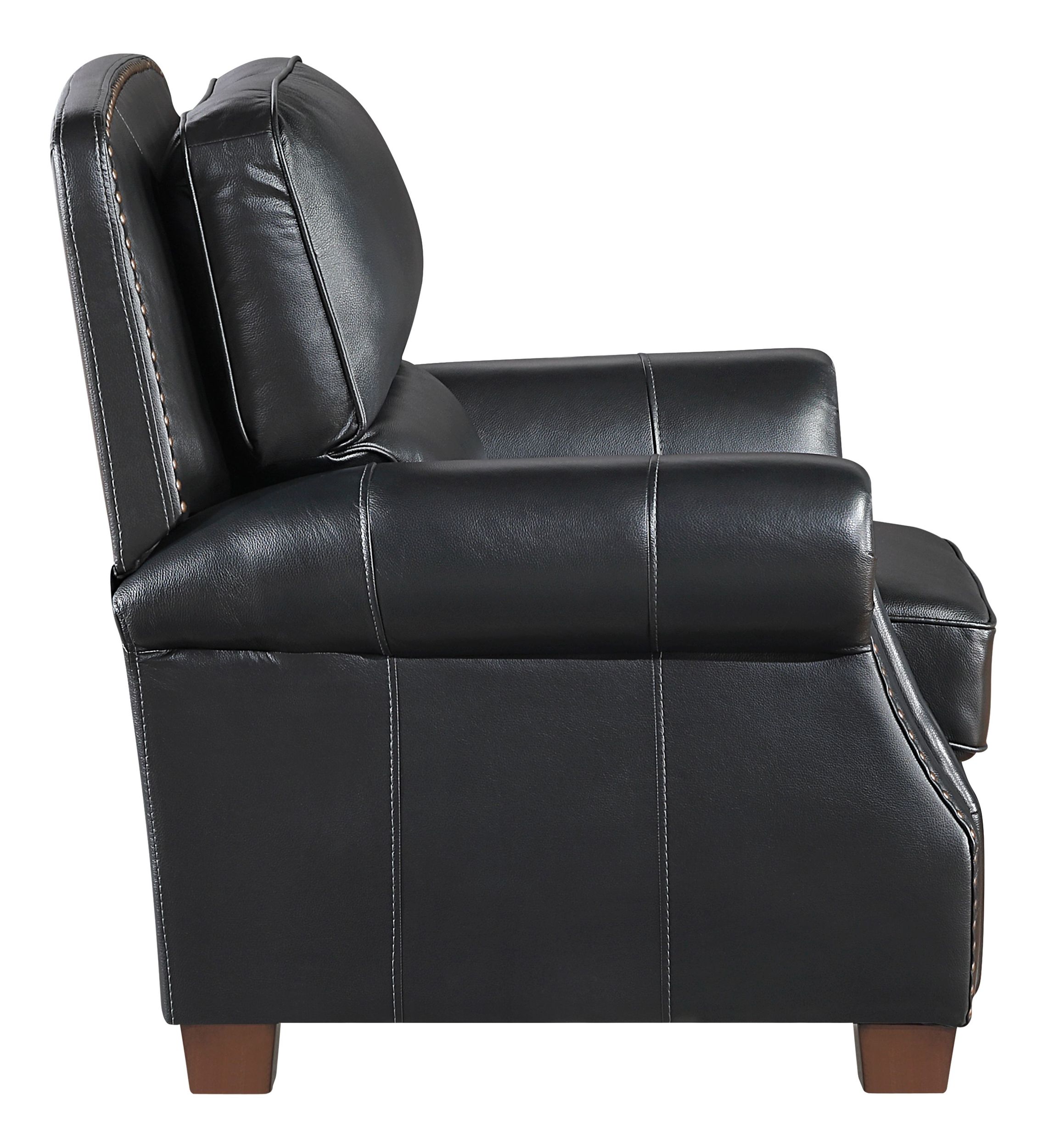 Remington Leather Push Back Reclining Chair