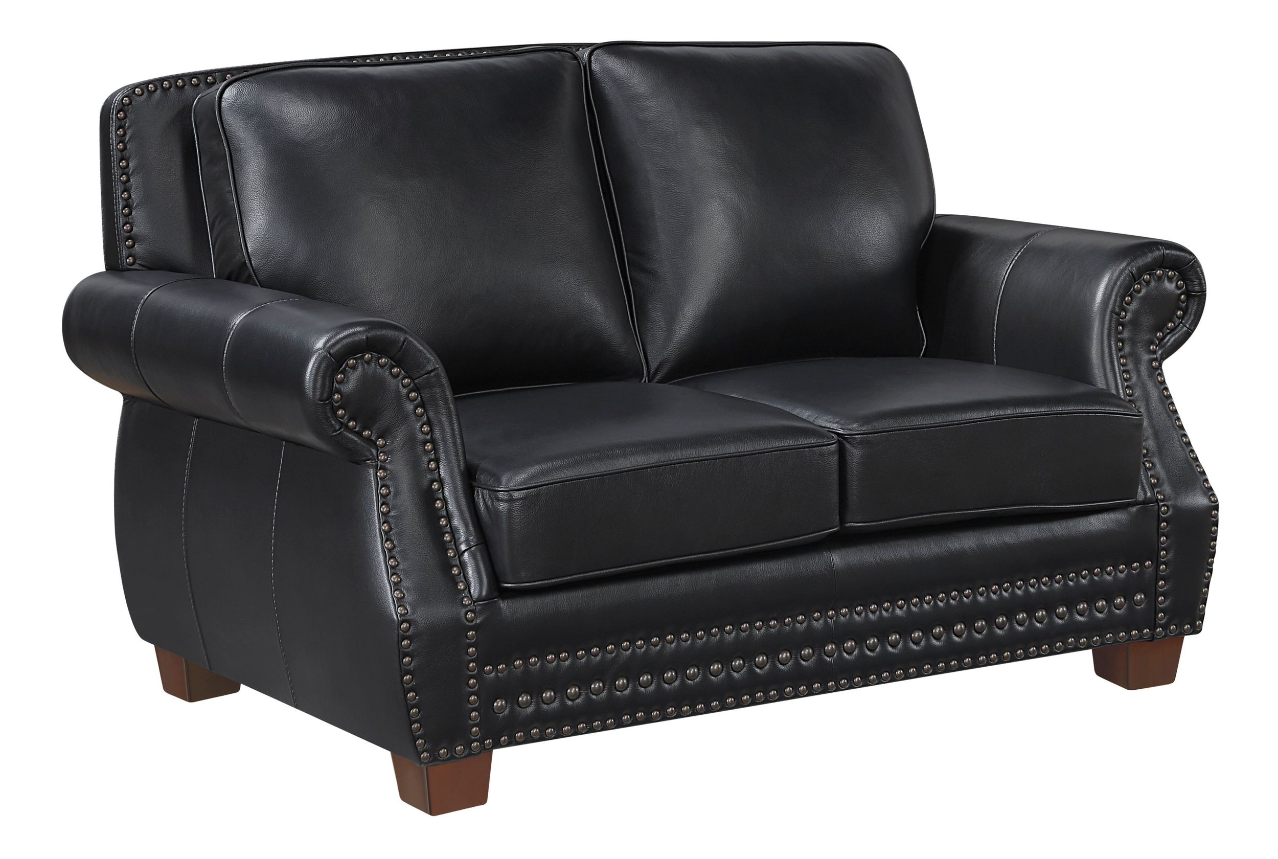 Remington Leather Loveseat